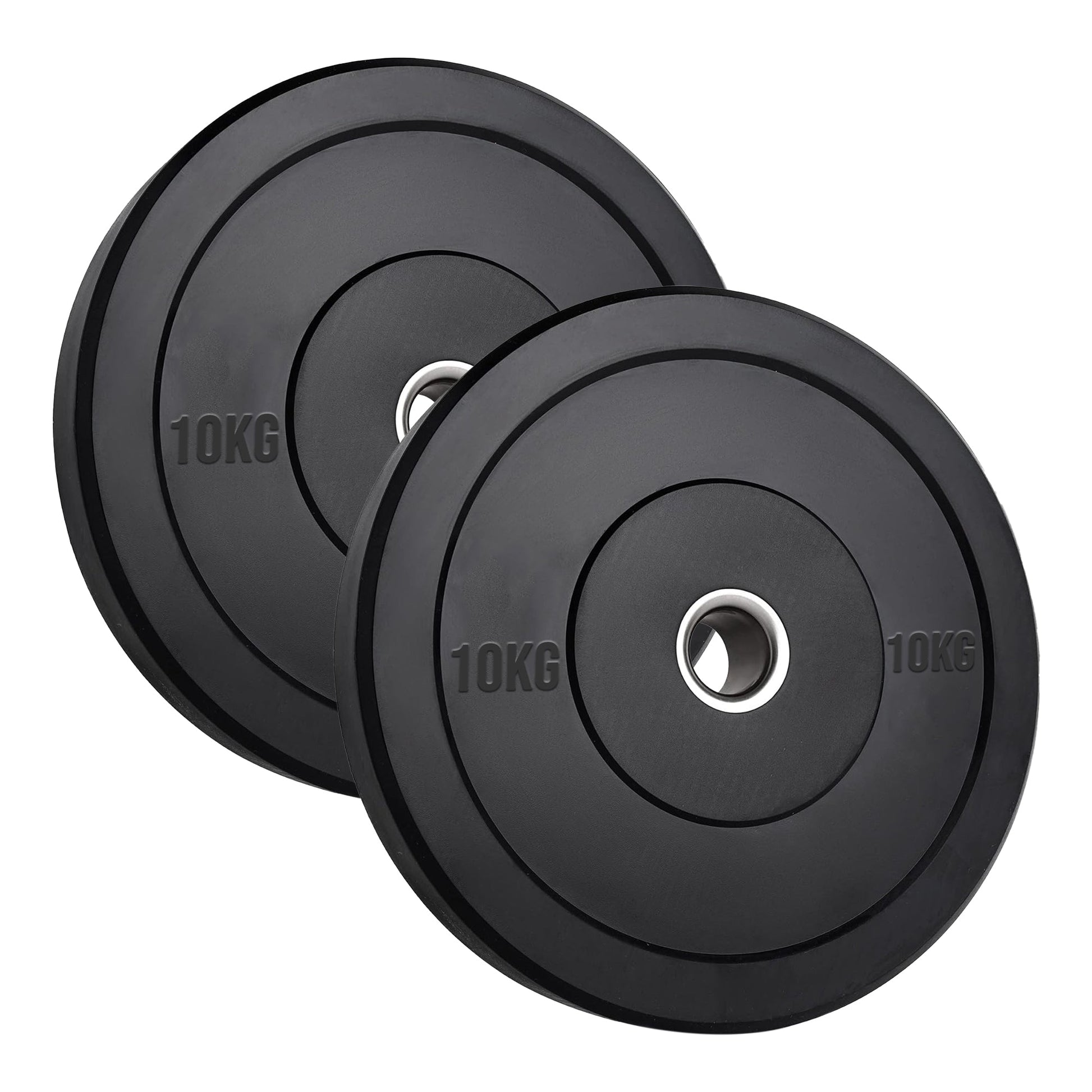 Premium Olympic Rubber Bumper Weight Plates – Low Bounce, 2″ Steel Core, 5–25 kg Pairs & Sets for Silent Strength Training in Home Gyms