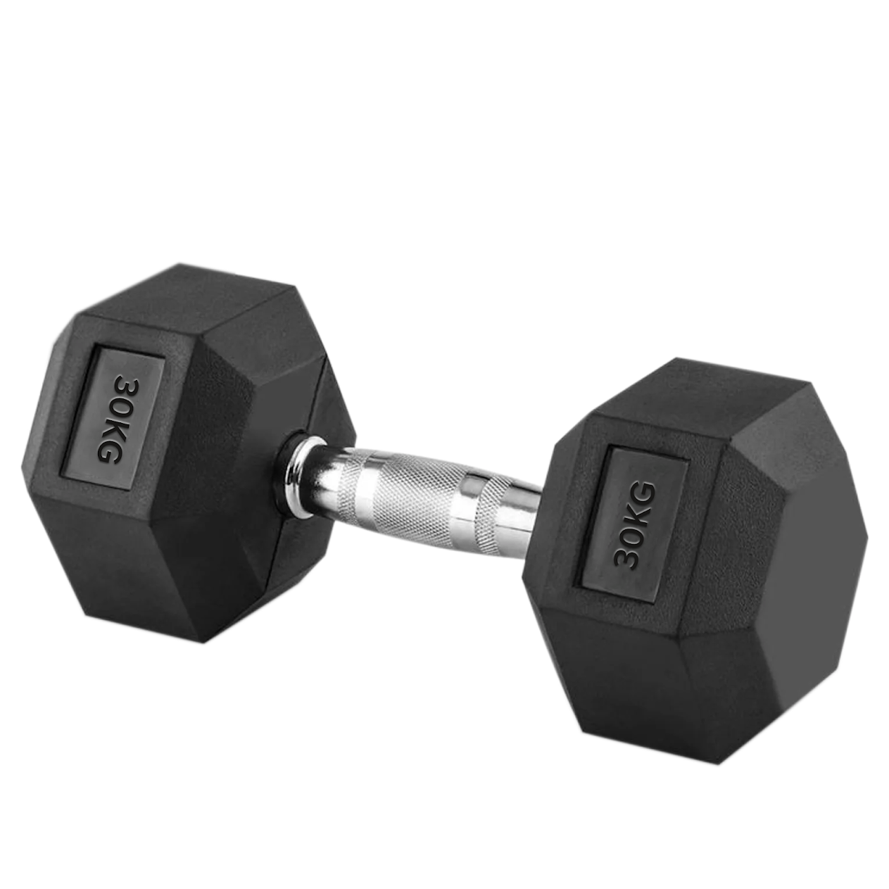 Hex Dumbbells 2.5kg-60kg Pairs & Sets – Rubber-Coated, Anti-Roll Weights with Rack Option – Strength Training for Home Gym or Studio Use