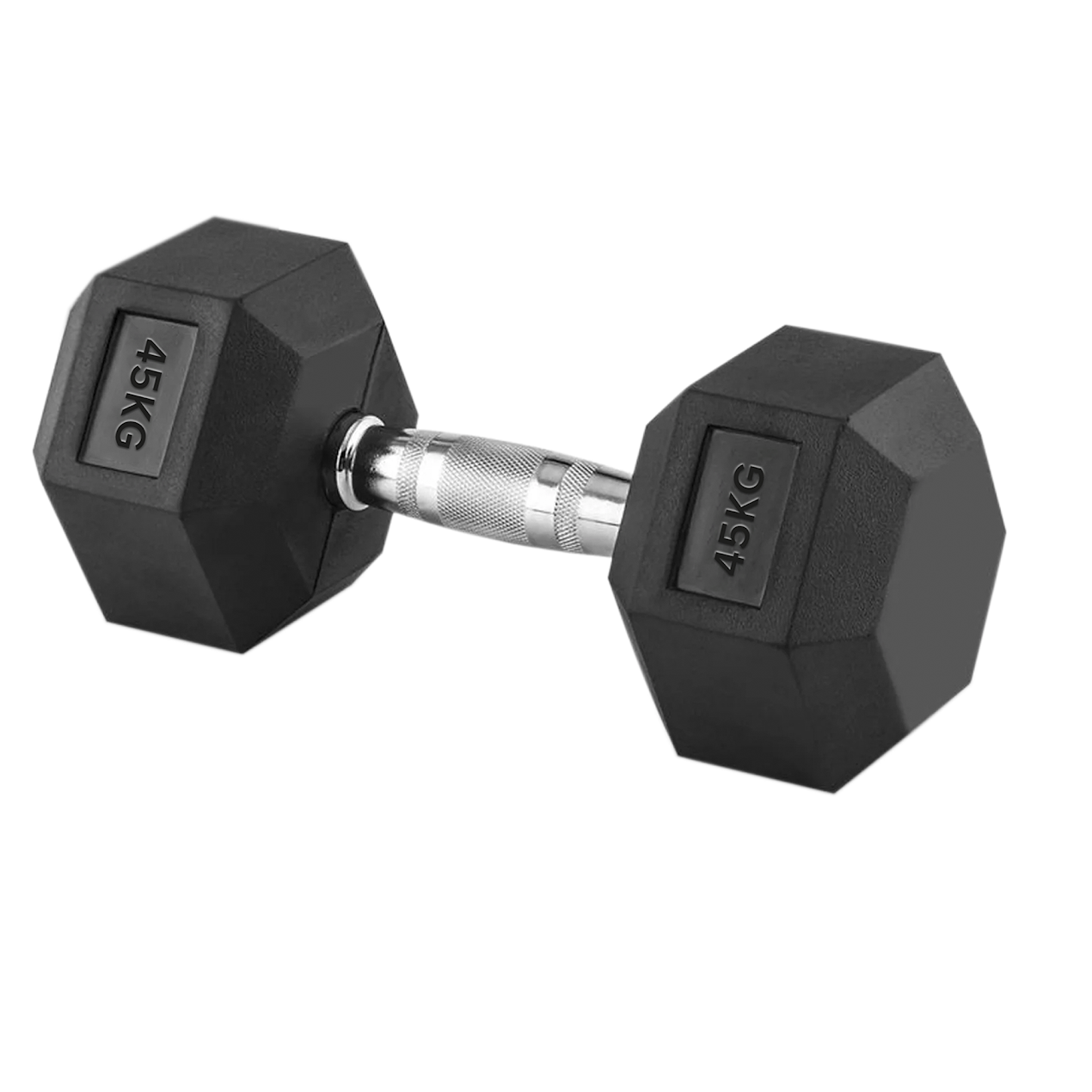 Hex Dumbbells 2.5kg-60kg Pairs & Sets – Rubber-Coated, Anti-Roll Weights with Rack Option – Strength Training for Home Gym or Studio Use