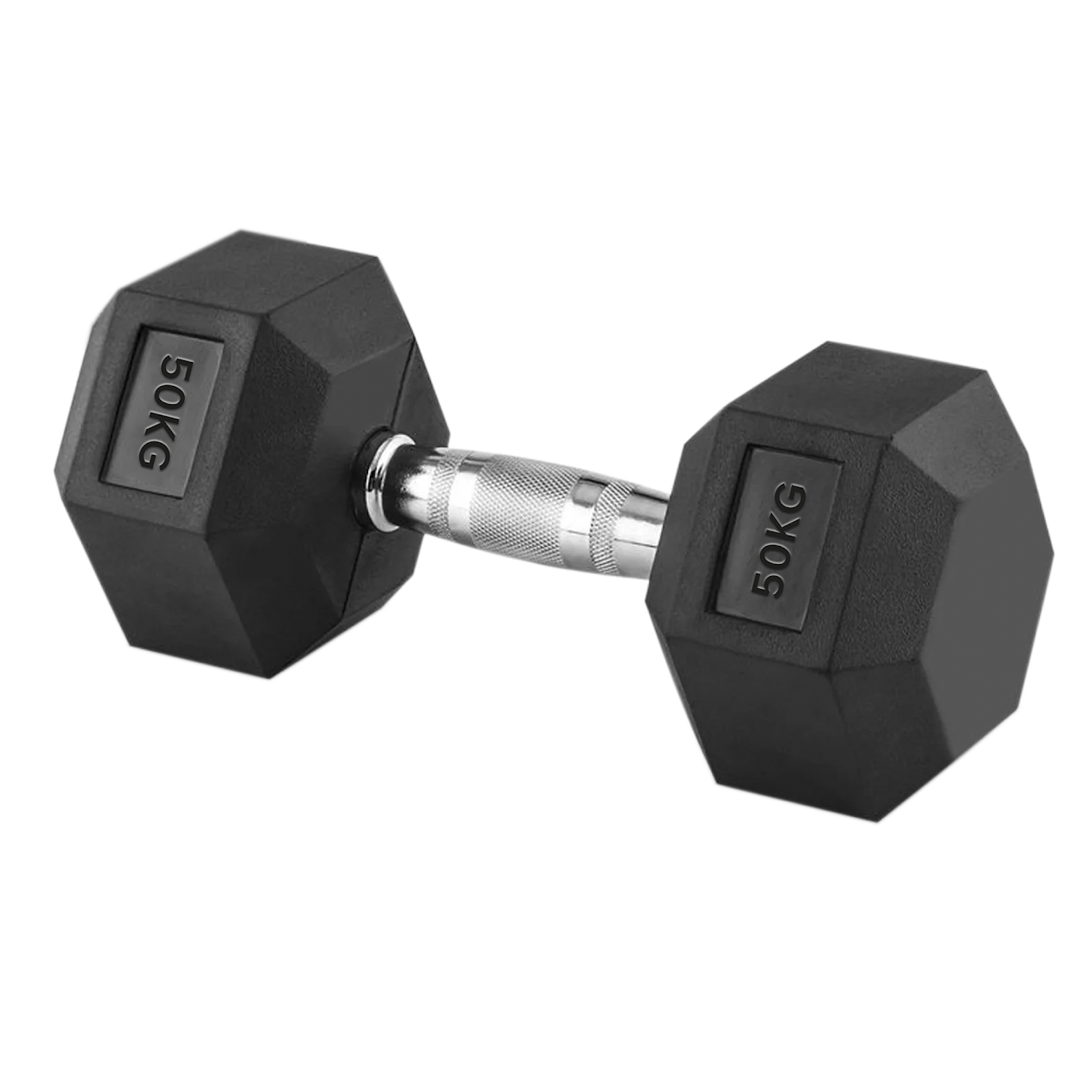 Hex Dumbbells 2.5kg-60kg Pairs & Sets – Rubber-Coated, Anti-Roll Weights with Rack Option – Strength Training for Home Gym or Studio Use