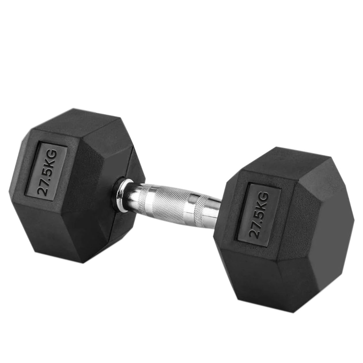 Hex Dumbbells 2.5kg-60kg Pairs & Sets – Rubber-Coated, Anti-Roll Weights with Rack Option – Strength Training for Home Gym or Studio Use
