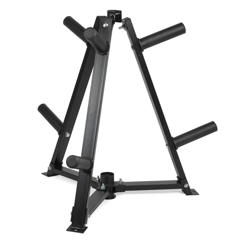 300 kg Capacity Vertical Rack – Steel Dumbbell & Plate Storage with Safety Clamps, Ideal for Home Gyms and Space-Saving Strength Zones
