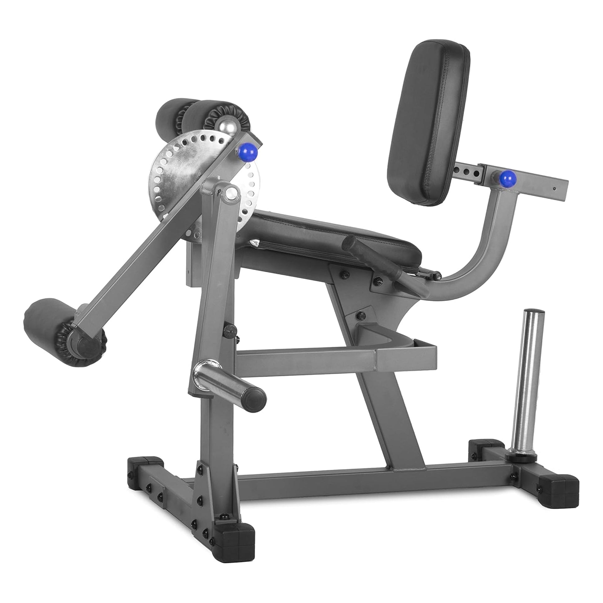 Heavy‑Duty Adjustable Leg Extension & Curl Machine – Powder‑Coated Steel, 4‑Way Adjustment, Quad & Hamstring Strength Training for Home Gym