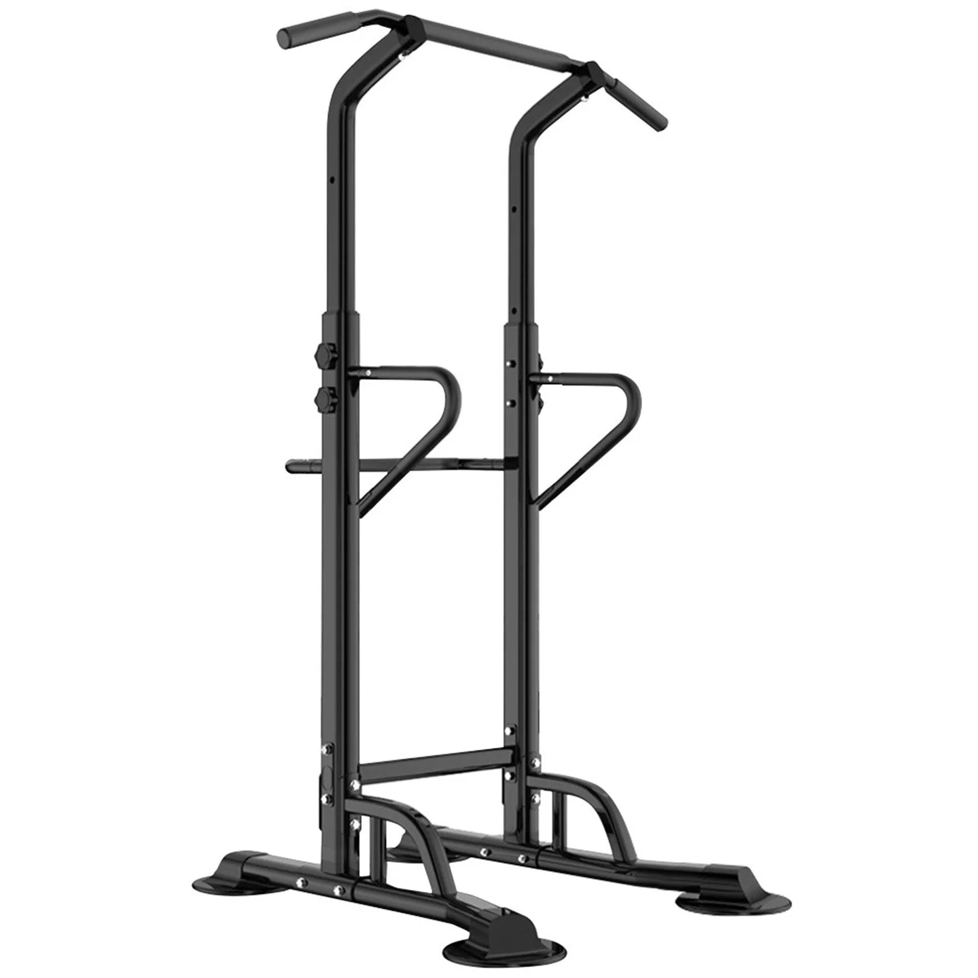 Multi-Level Power Tower Pull-Up & Dip Station – Steel Frame, Ergonomic Padding, Compact Strength Equipment for Home Gym & Full-Body Workouts