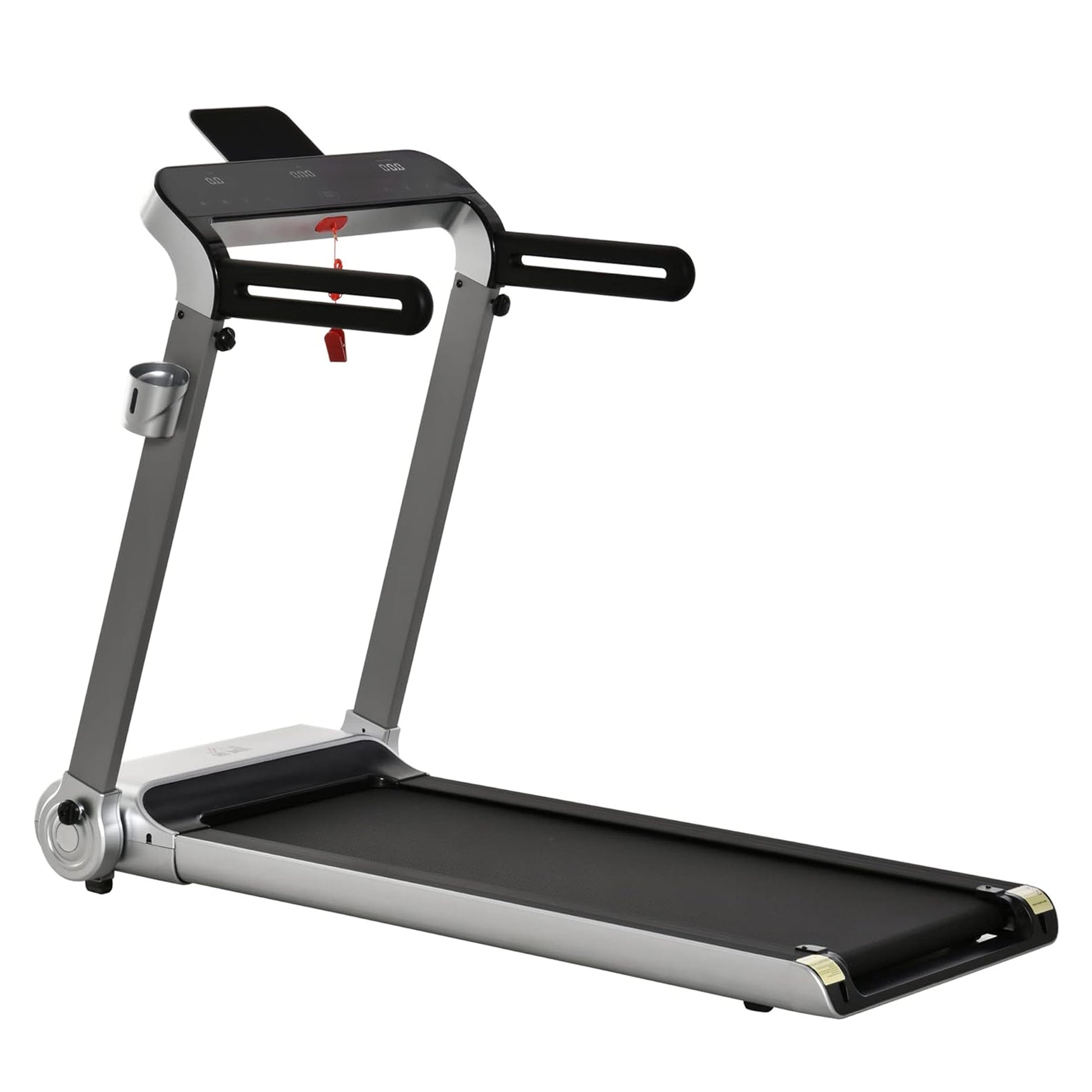 Compact Folding Treadmill – 14 km/h Powerful Motor, Shock‑Absorbent Belt, LED Display – Foldable Home & Office Running Pad for Small Spaces