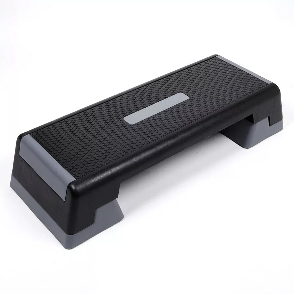 Premium Adjustable Aerobic Stepper – Textured Rubber Surface, 3 Height Levels, EVA Foam Core – Cardio, Strength & Yoga Step Board for Home Gyms