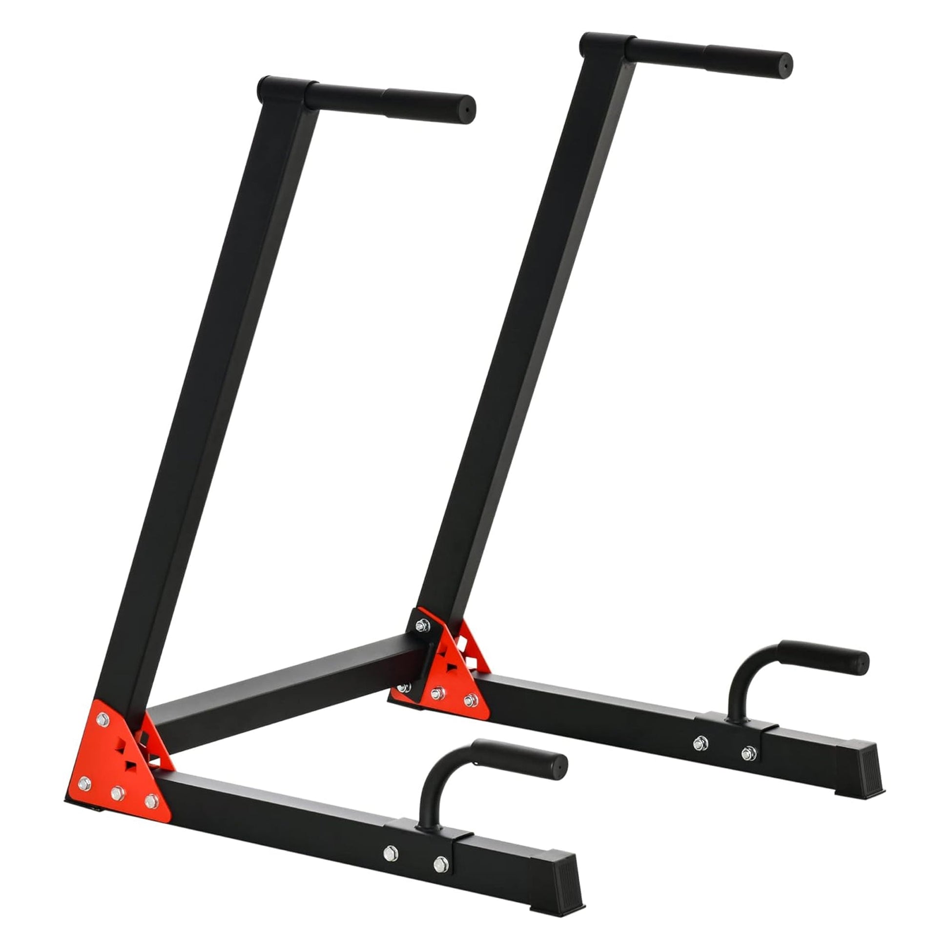 Professional Dip Station with Reinforced Steel Frame | Non-Slip Handles, Compact Upper Body Trainer for Home Gym Strength & Core Workouts