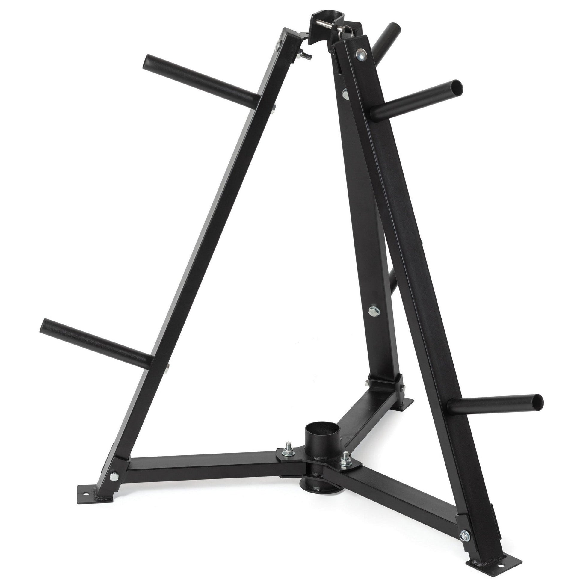 300 kg Capacity Vertical Rack – Steel Dumbbell & Plate Storage with Safety Clamps, Ideal for Home Gyms and Space-Saving Strength Zones