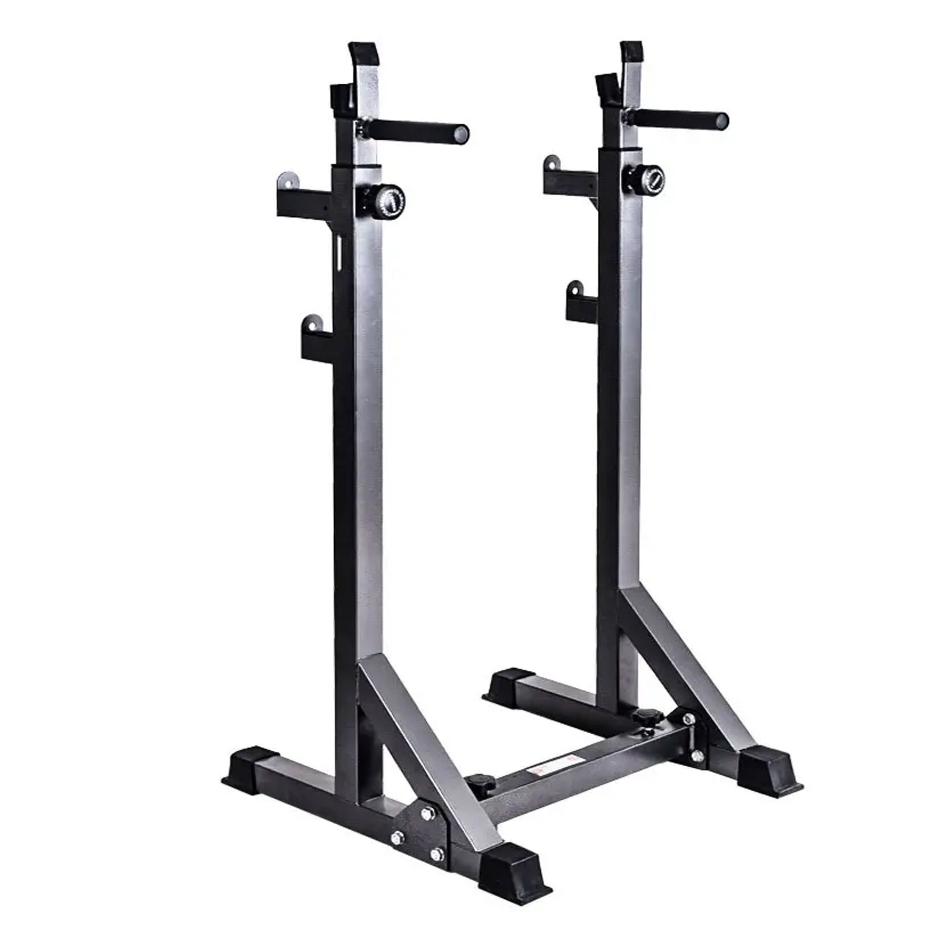 Precision Lift Platform – Heavy‑Duty Barbell Squat Rack with Dip Handles, 200kg Capacity, Adjustable Frame with Safety Spotters for Home Use