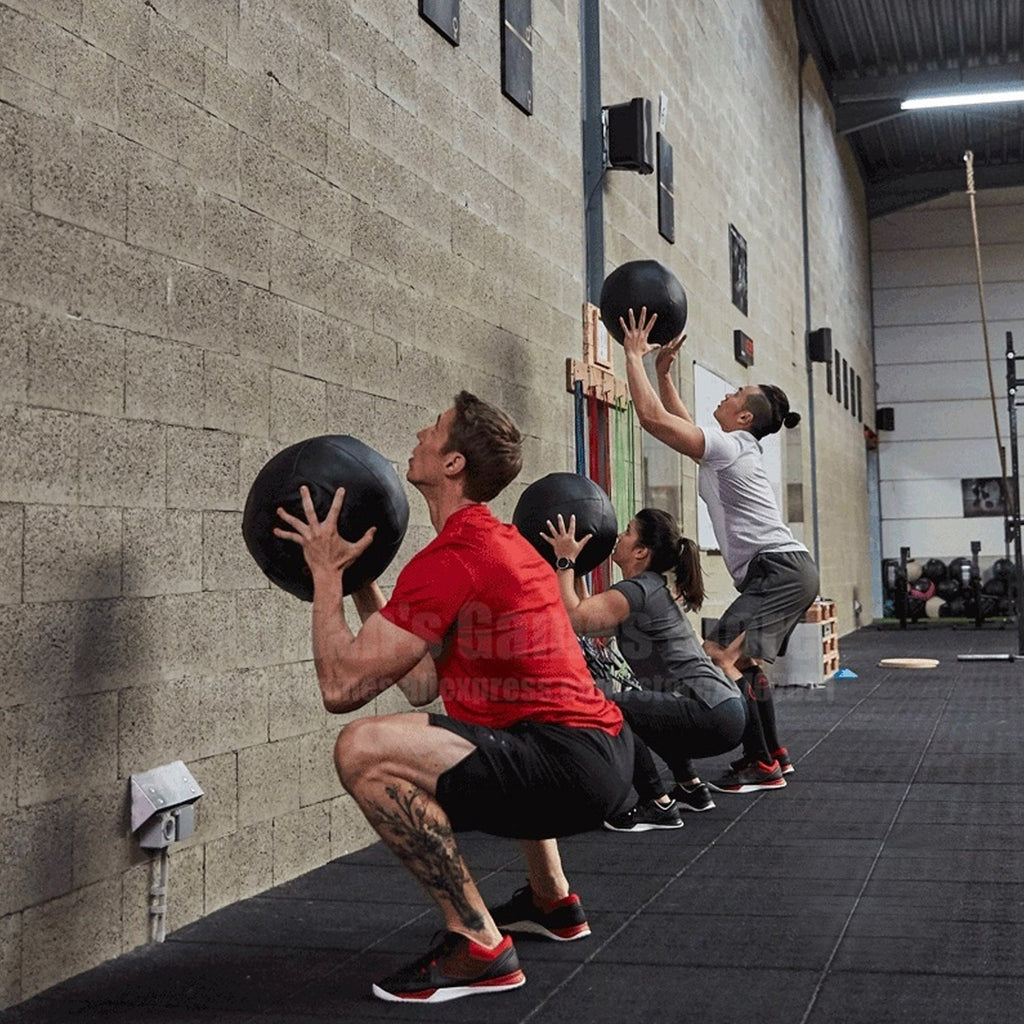 Premium No‑Bounce Wall Ball – 3–12 kg Vinyl-Coated Medicine Ball for Home Strength & Power Training, Ideal for Compact Gym Spaces