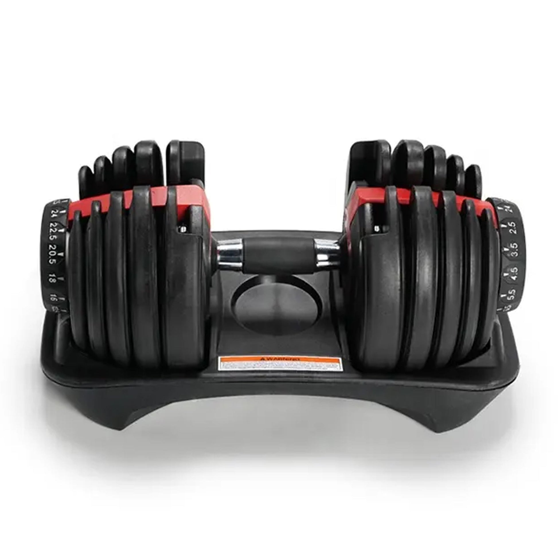 Heavy-Duty 40 kg Adjustable Dumbbell – Rubber-Coated Cast Iron with Fast Smart Dial | Full-Range Home Strength Training Set for Compact Gym Spaces