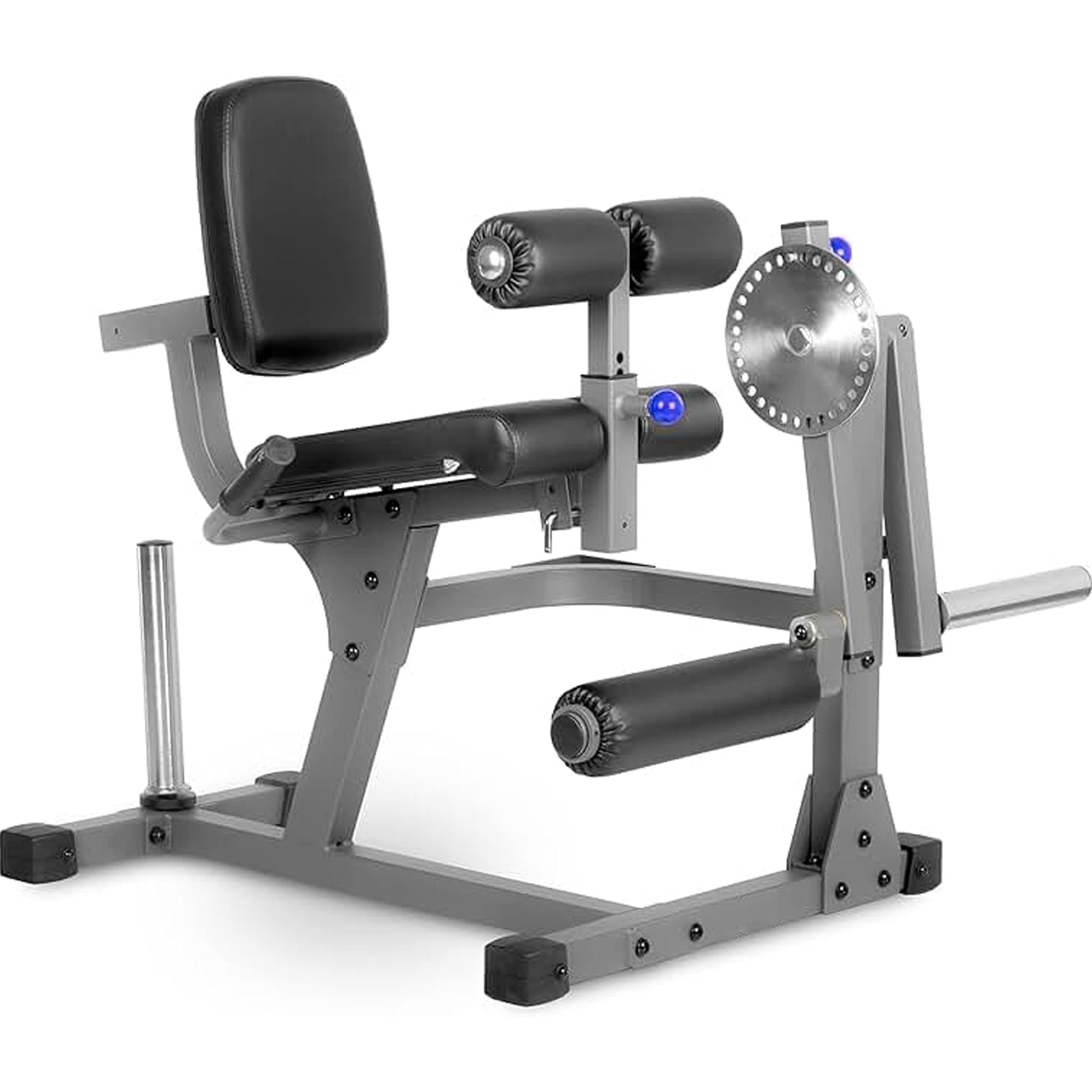 Heavy‑Duty Adjustable Leg Extension & Curl Machine – Powder‑Coated Steel, 4‑Way Adjustment, Quad & Hamstring Strength Training for Home Gym