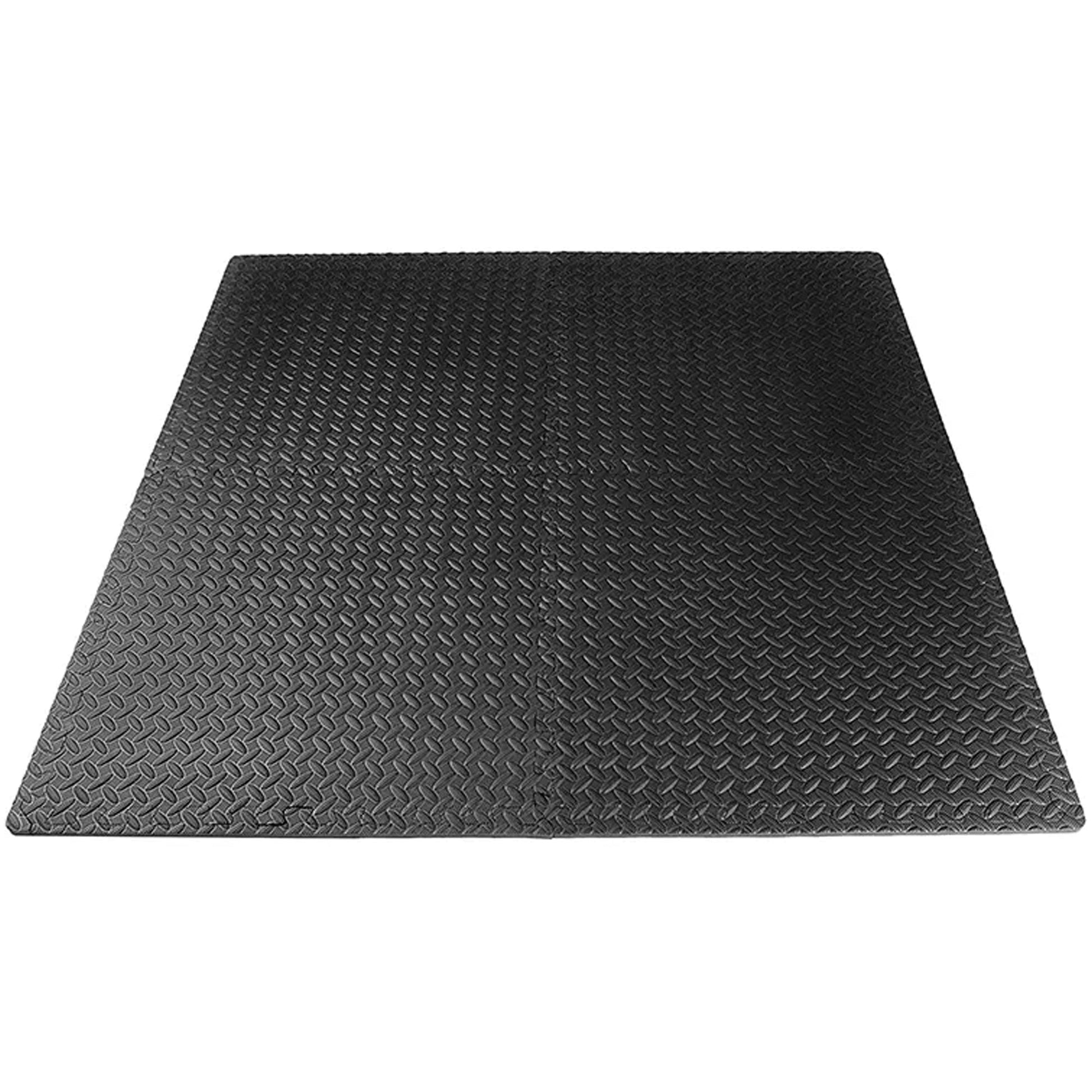 High-Density EVA Foam Gym Floor Tiles – 10mm Interlocking Puzzle Mats | Non-Slip, Shock-Absorbing Exercise Flooring for Home Gym & Garage Setup