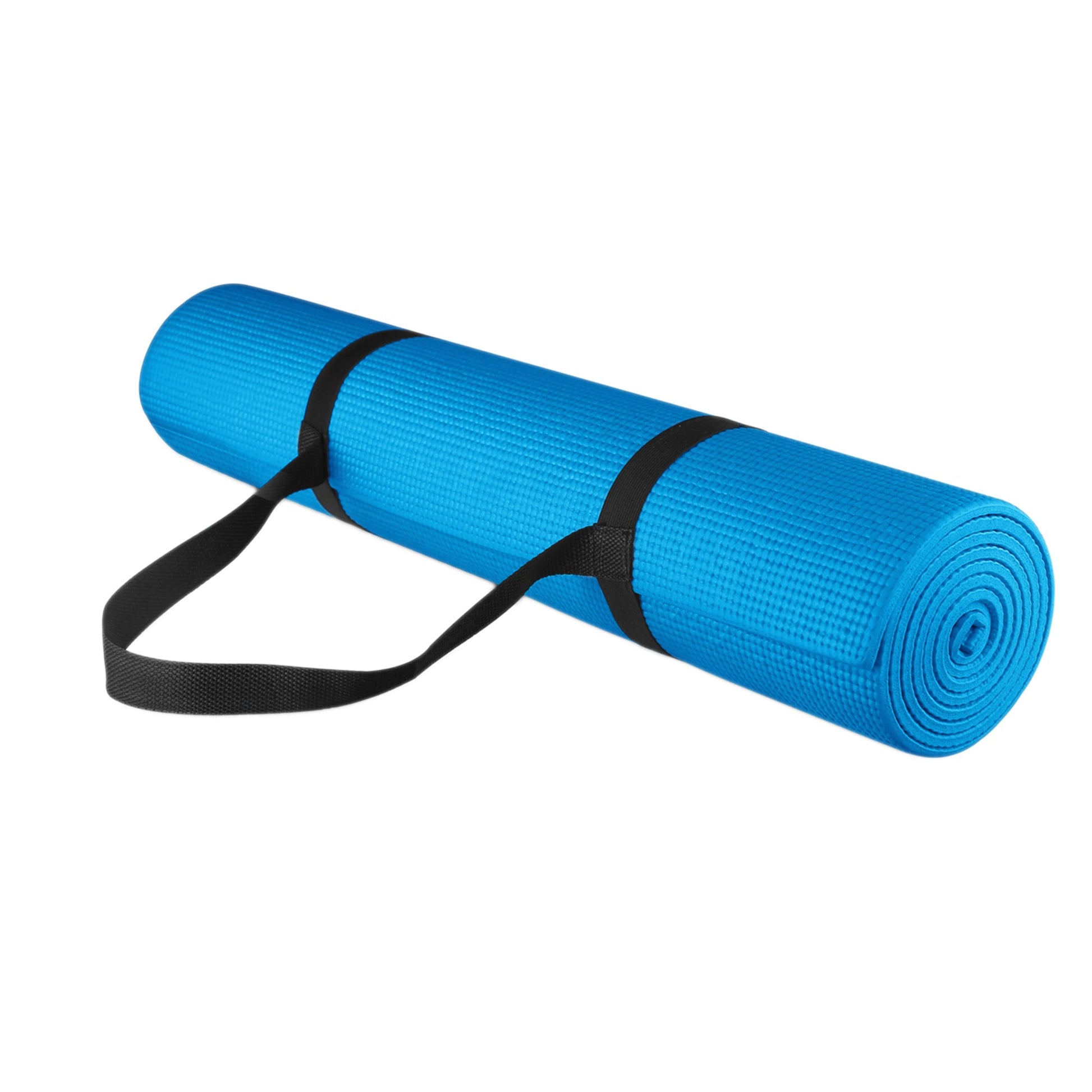 Ultra-Comfort 15mm NBR Foam Yoga Mat – Non-Slip, Joint-Supportive Pad for Home Workouts, Pilates, HIIT & More – Portable with Carry Strap