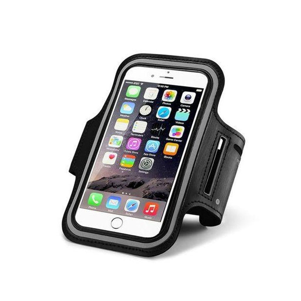 Waterproof Reflective Running Phone Armband – Elastic Fit, Touchscreen Access, Fits Phones up to 7″ for Home Gym & Outdoor Fitness