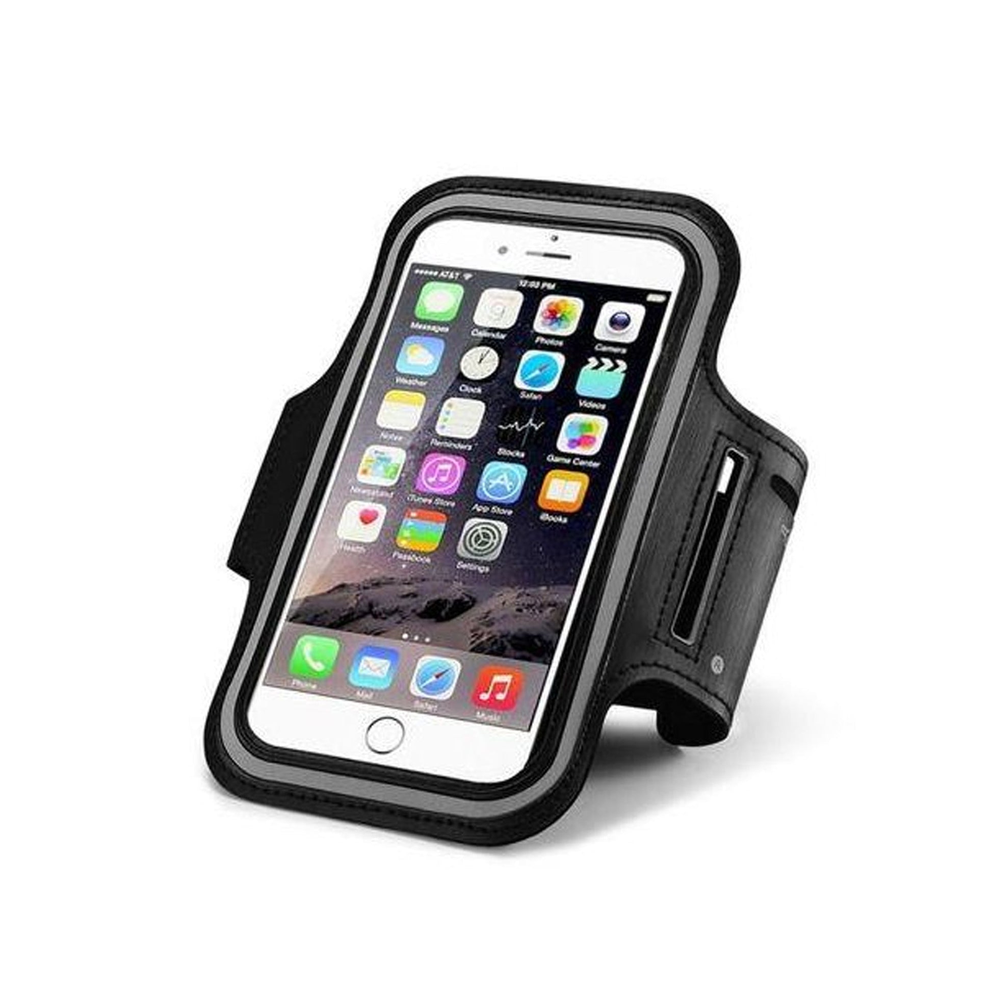 Waterproof Reflective Running Phone Armband – Elastic Fit, Touchscreen Access, Fits Phones up to 7″ for Home Gym & Outdoor Fitness