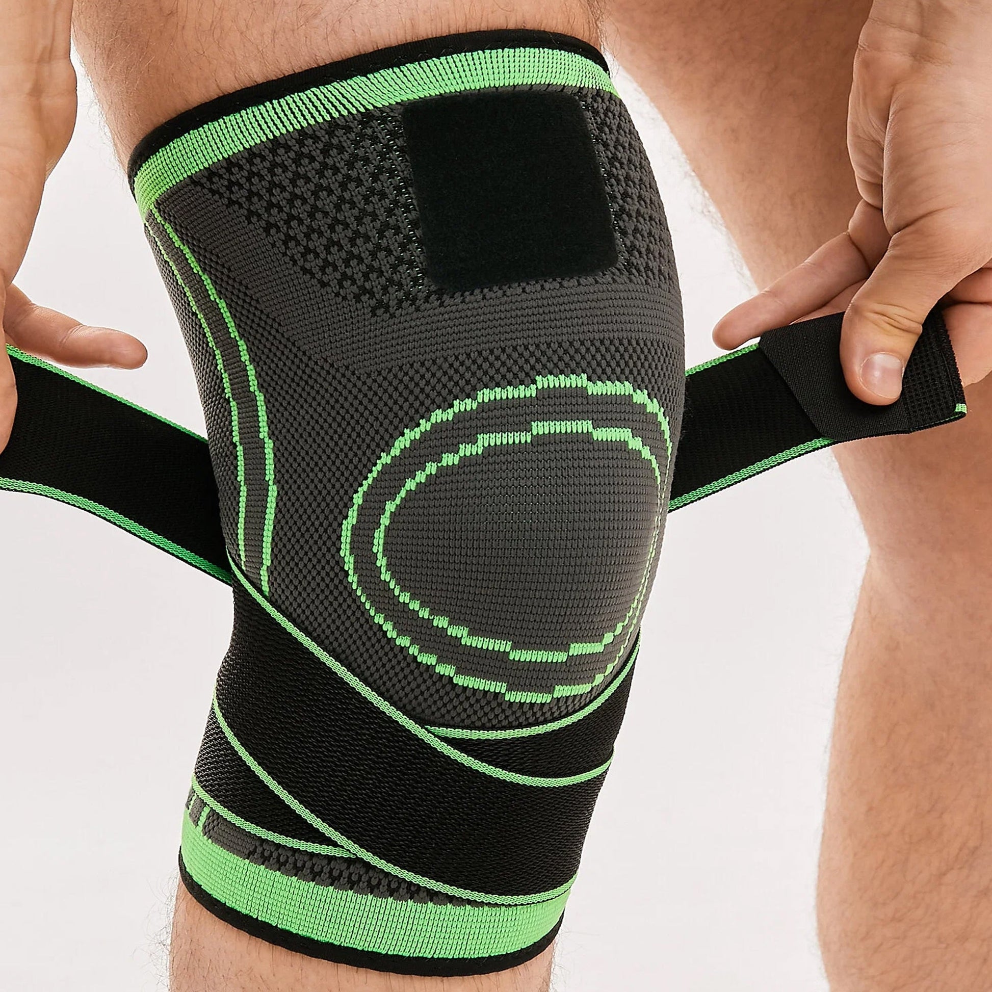 Premium Knee Brace with Adjustable Strap – Breathable Neoprene Compression for Meniscus, ACL & Joint Support – Fitness, Running & Daily Use