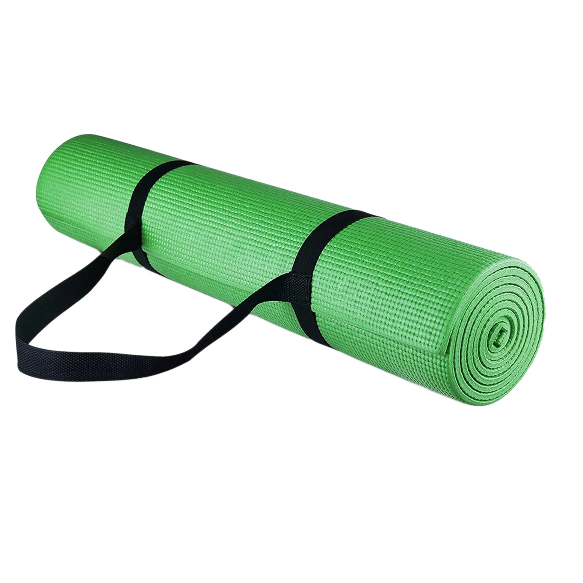 Ultra-Comfort 15mm NBR Foam Yoga Mat – Non-Slip, Joint-Supportive Pad for Home Workouts, Pilates, HIIT & More – Portable with Carry Strap