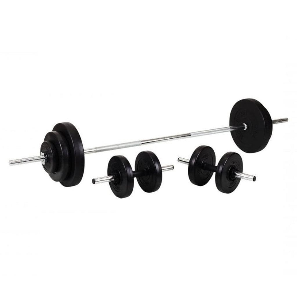 65 kg Adjustable Cast‑Iron Barbell & Dumbbell Set – Knurled Steel Handles, 2‑in‑1 Strength Training Kit for Home Gym, Ideal for Men & Women