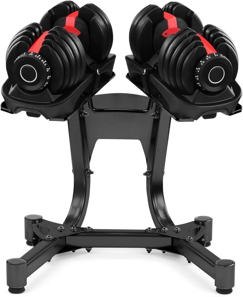 Transform Any Room into a Gym with 24 kg Adjustable Dumbbell | 15‑in‑1 Quick‑Dial Weights for Strength & Space‑Efficiency