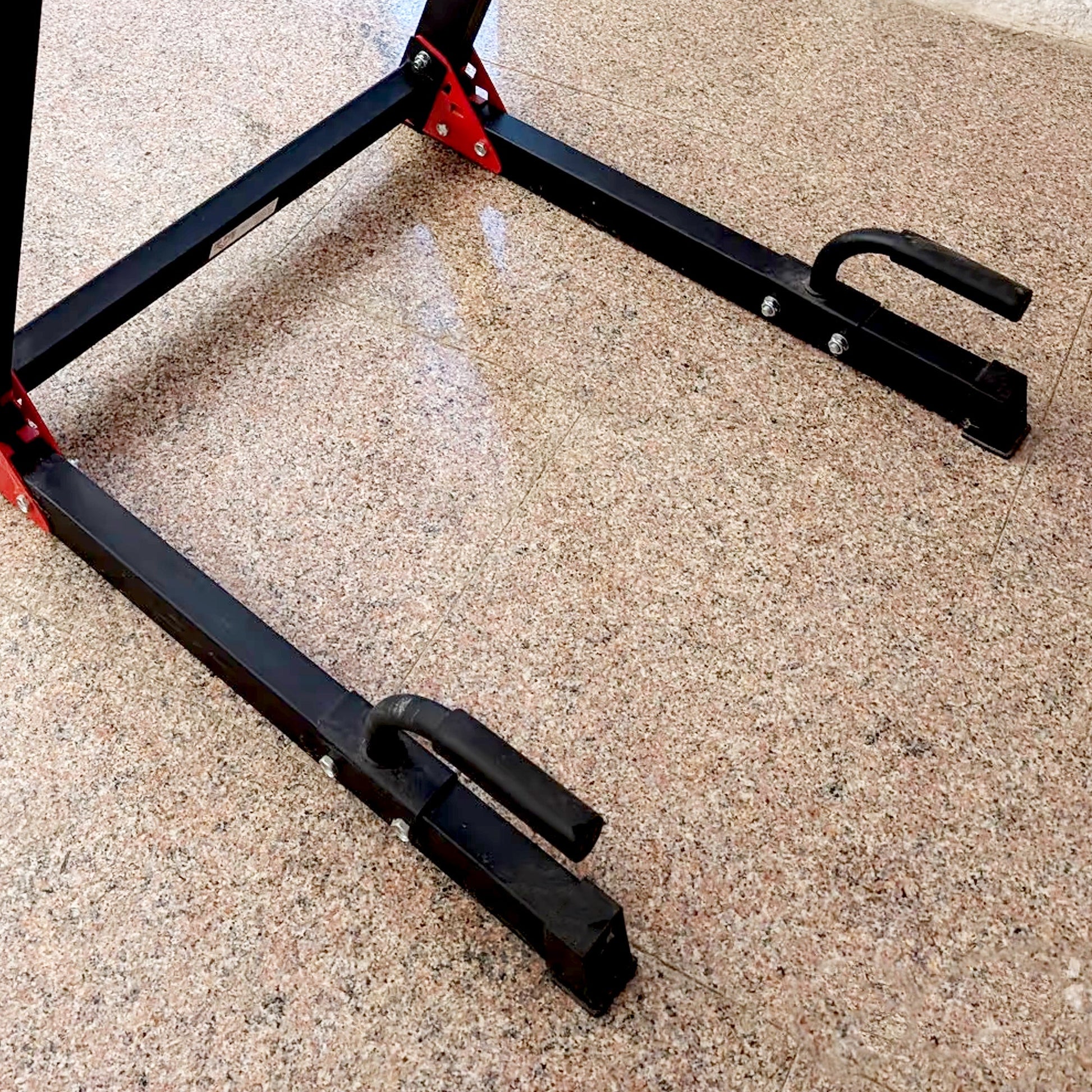 Professional Dip Station with Reinforced Steel Frame | Non-Slip Handles, Compact Upper Body Trainer for Home Gym Strength & Core Workouts
