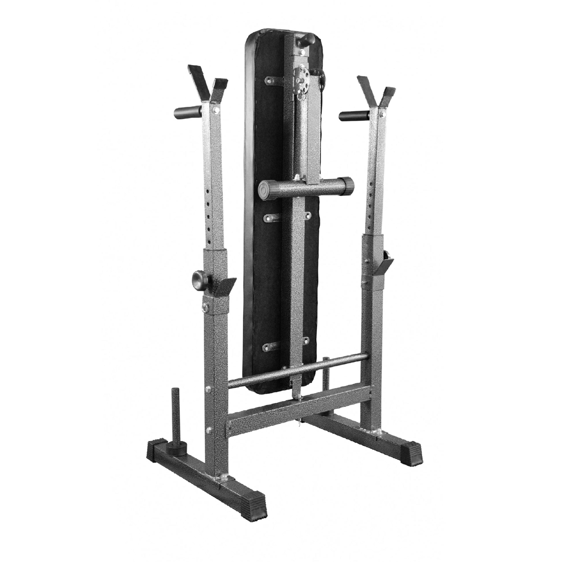 Premium Foldable Weight Bench with Integrated Dip Bars & Barbell Rack – Heavy-Duty Steel Frame, Adjustable Angles for Full-Body Home Gym Training
