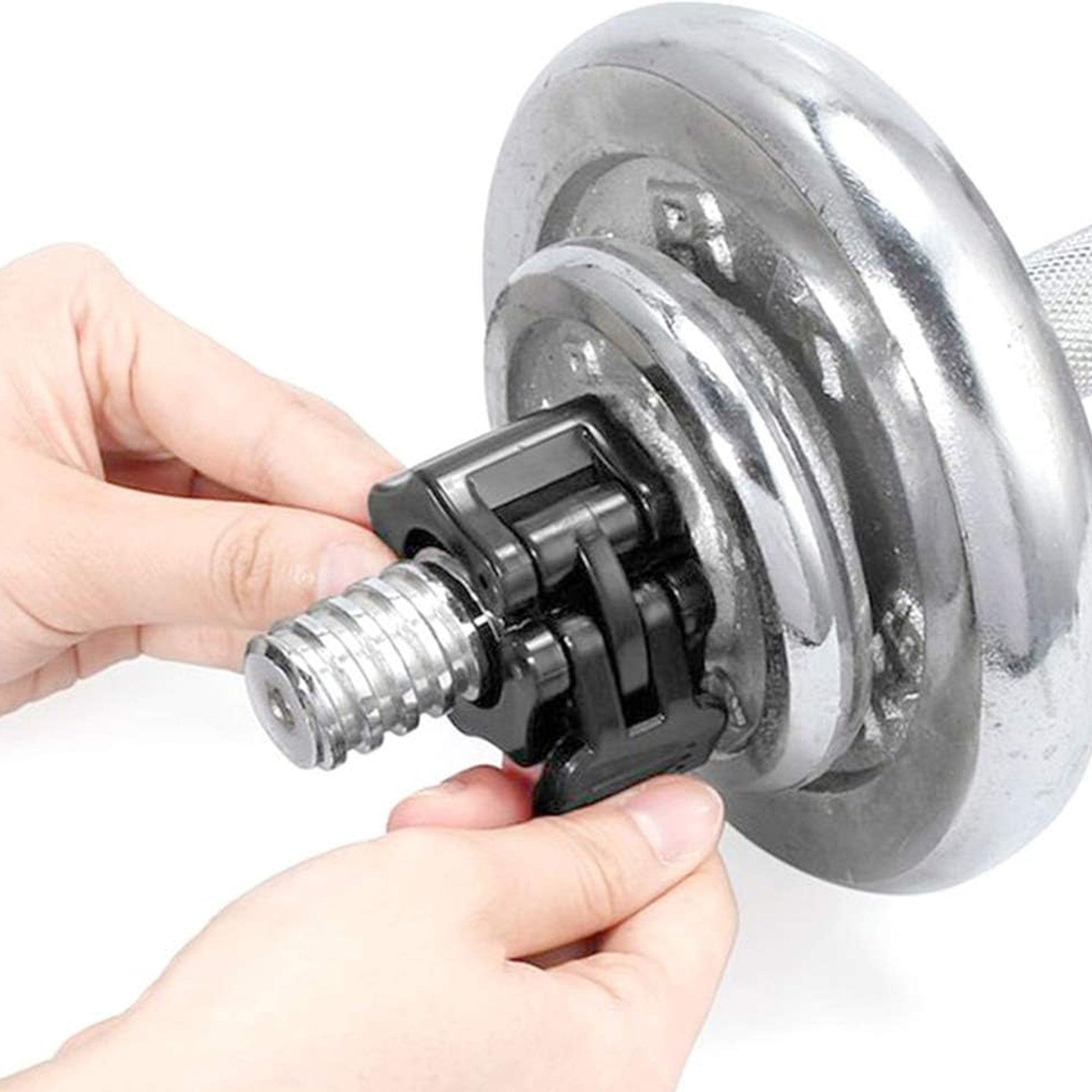 Secure Locking Olympic Barbell Collars – Heavy-Duty Quick Release Clips, Adjustable 2" Weight Clamps for CrossFit, Powerlifting, and Home Gym Barbell Training