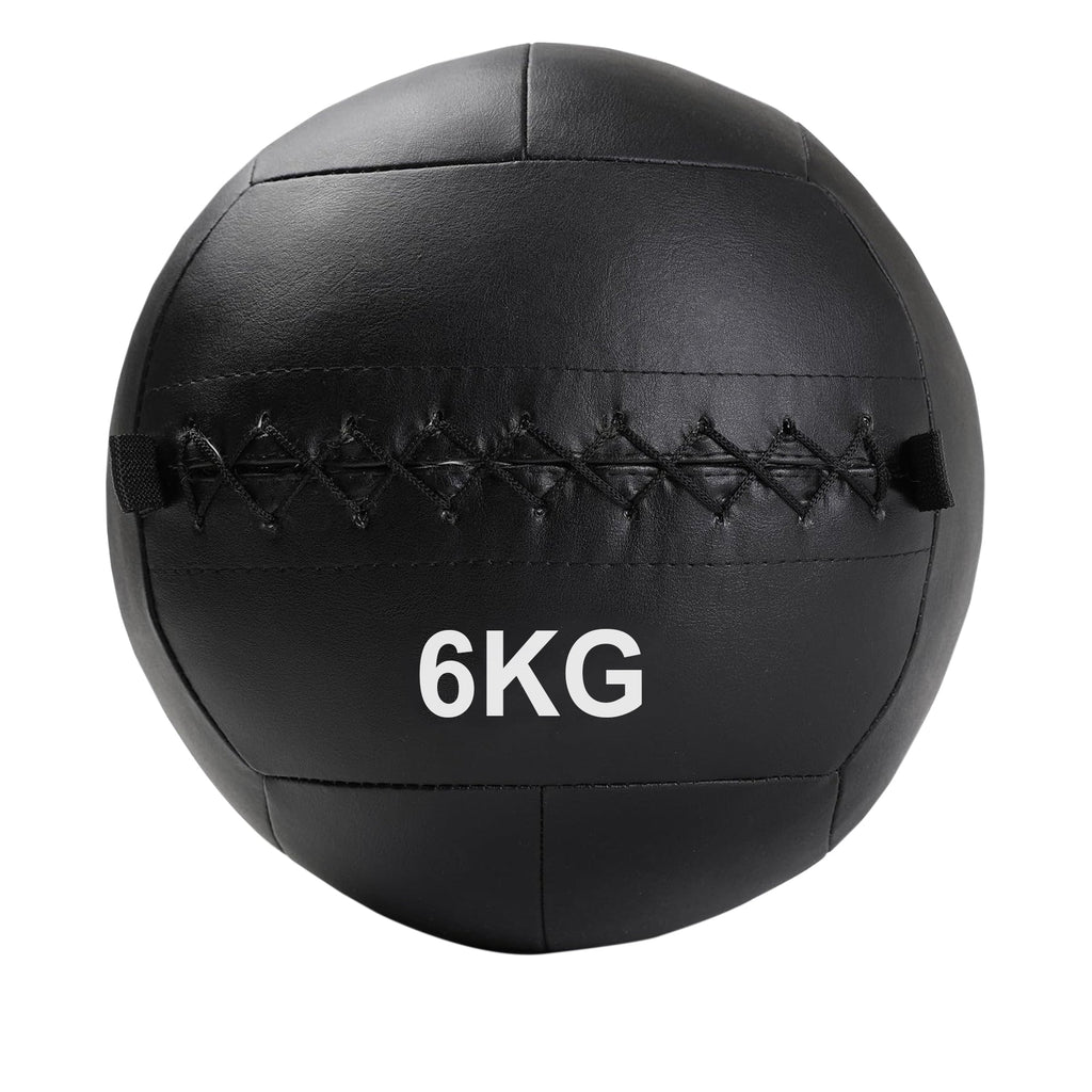 Premium No‑Bounce Wall Ball – 3–12 kg Vinyl-Coated Medicine Ball for Home Strength & Power Training, Ideal for Compact Gym Spaces