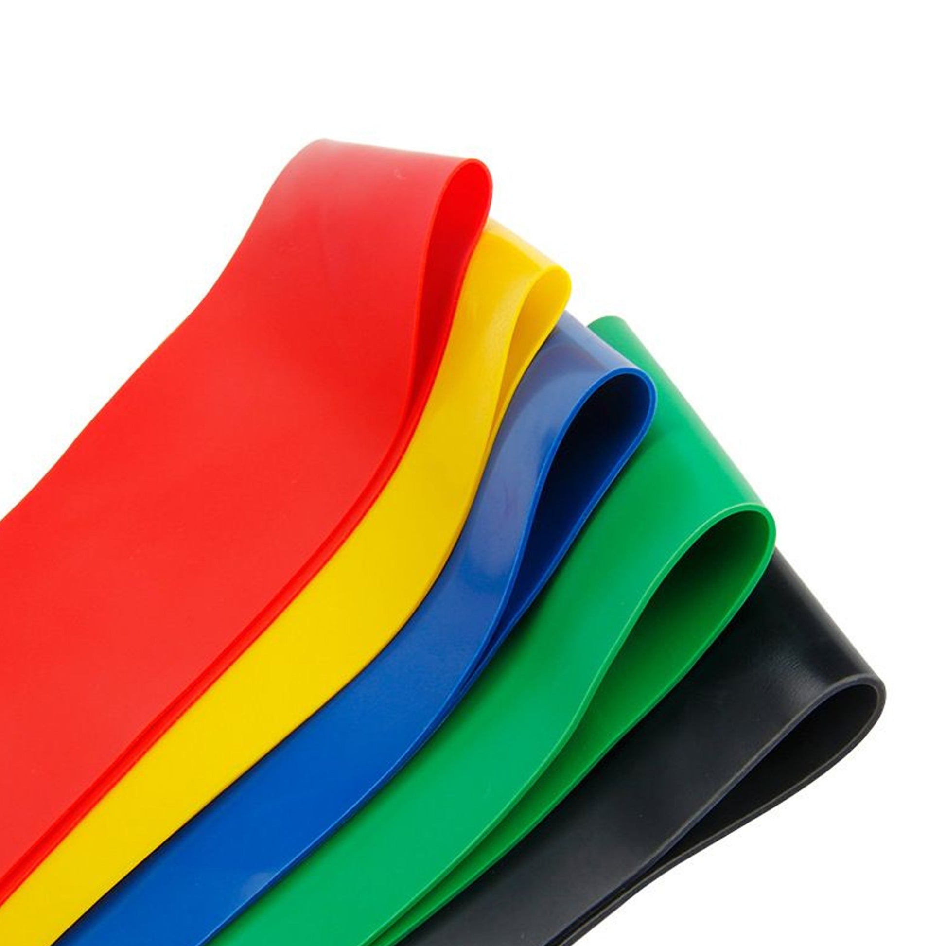 Fabric Resistance Bands for Women & Men – 5-Level Light Loop Set for Yoga, Pilates, Strength Training & Travel-Friendly Home Fitness