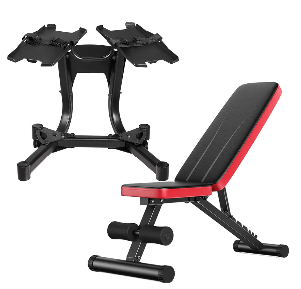 Transform Any Room into a Gym with 24 kg Adjustable Dumbbell | 15‑in‑1 Quick‑Dial Weights for Strength & Space‑Efficiency