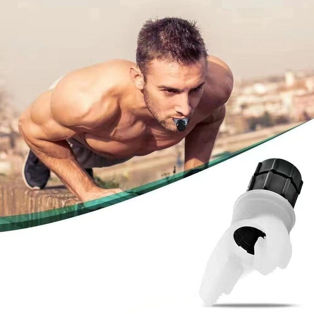 Portable Breath Trainer Lung Exerciser – Medical‑Grade Silicone & ABS, Adjustable Resistance Dial, Strengthens Respiratory Muscles – Home Fitness & Travel