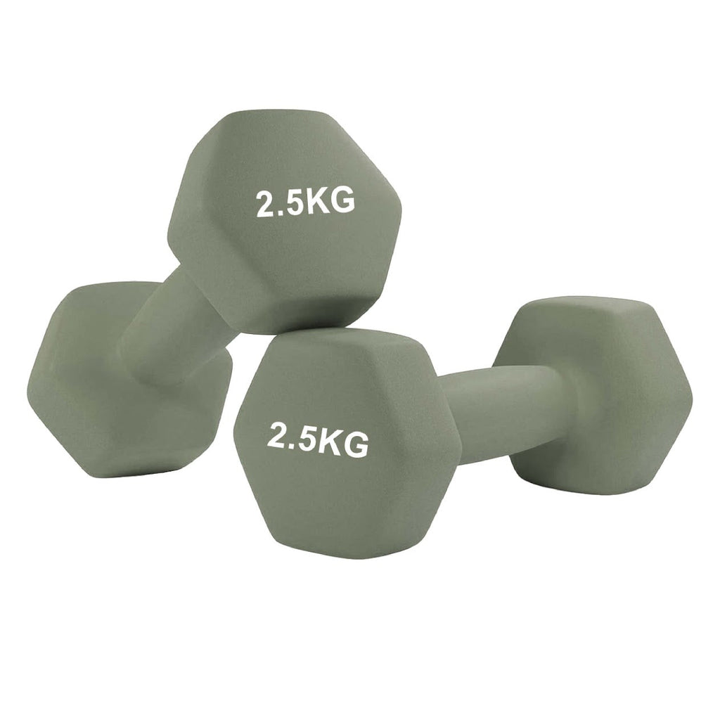 Sculpt & Tone with Hex Neoprene Dumbbells – Cast Iron Core, Non‑Slip Grip, Anti‑Roll Coating for Safe, Stylish Home Gym Strength Training