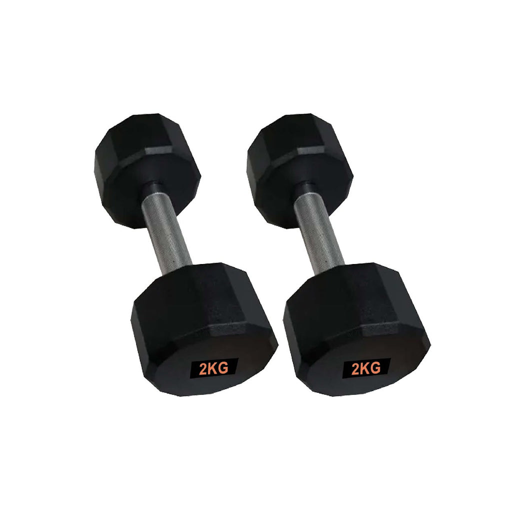 Premium Hex Dumbbells – Rubber-Coated, Anti-Roll Stability, Steel Grip – Ideal for Strength Training in Home Gyms & Studios