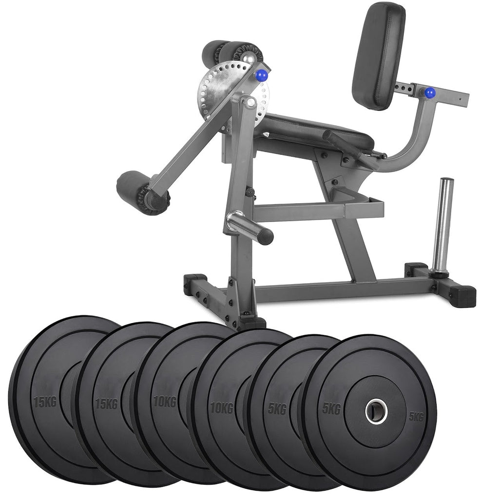 Heavy‑Duty Adjustable Leg Extension & Curl Machine – Powder‑Coated Steel, 4‑Way Adjustment, Quad & Hamstring Strength Training for Home Gym