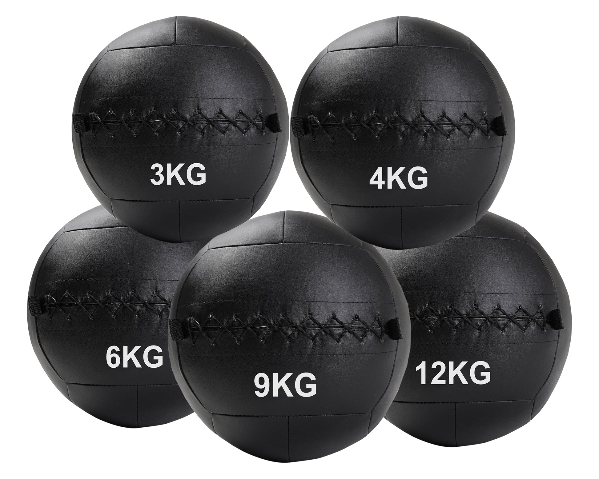 Premium No‑Bounce Wall Ball – 3–12 kg Vinyl-Coated Medicine Ball for Home Strength & Power Training, Ideal for Compact Gym Spaces