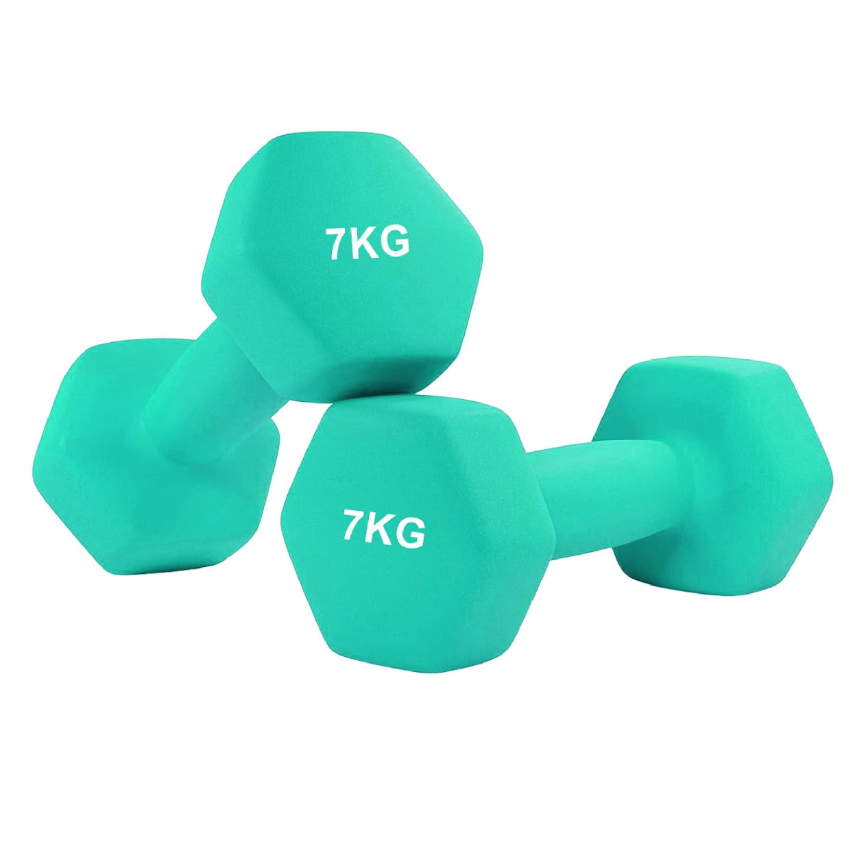Sculpt & Tone with Hex Neoprene Dumbbells – Cast Iron Core, Non‑Slip Grip, Anti‑Roll Coating for Safe, Stylish Home Gym Strength Training
