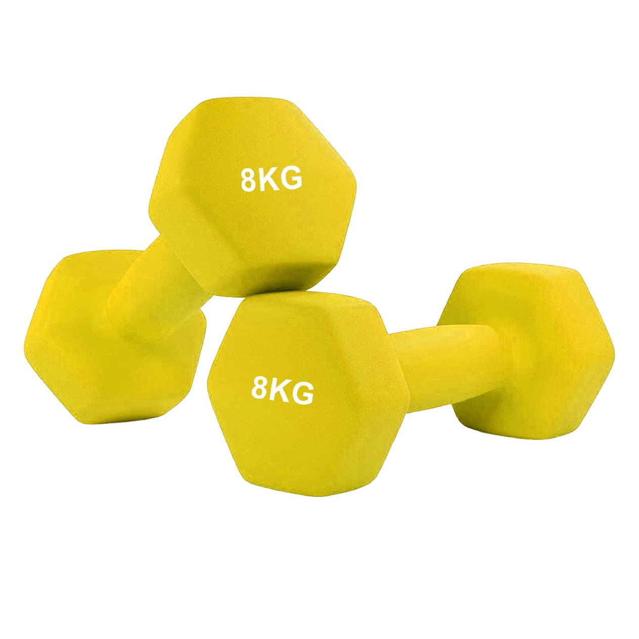 Sculpt & Tone with Hex Neoprene Dumbbells – Cast Iron Core, Non‑Slip Grip, Anti‑Roll Coating for Safe, Stylish Home Gym Strength Training