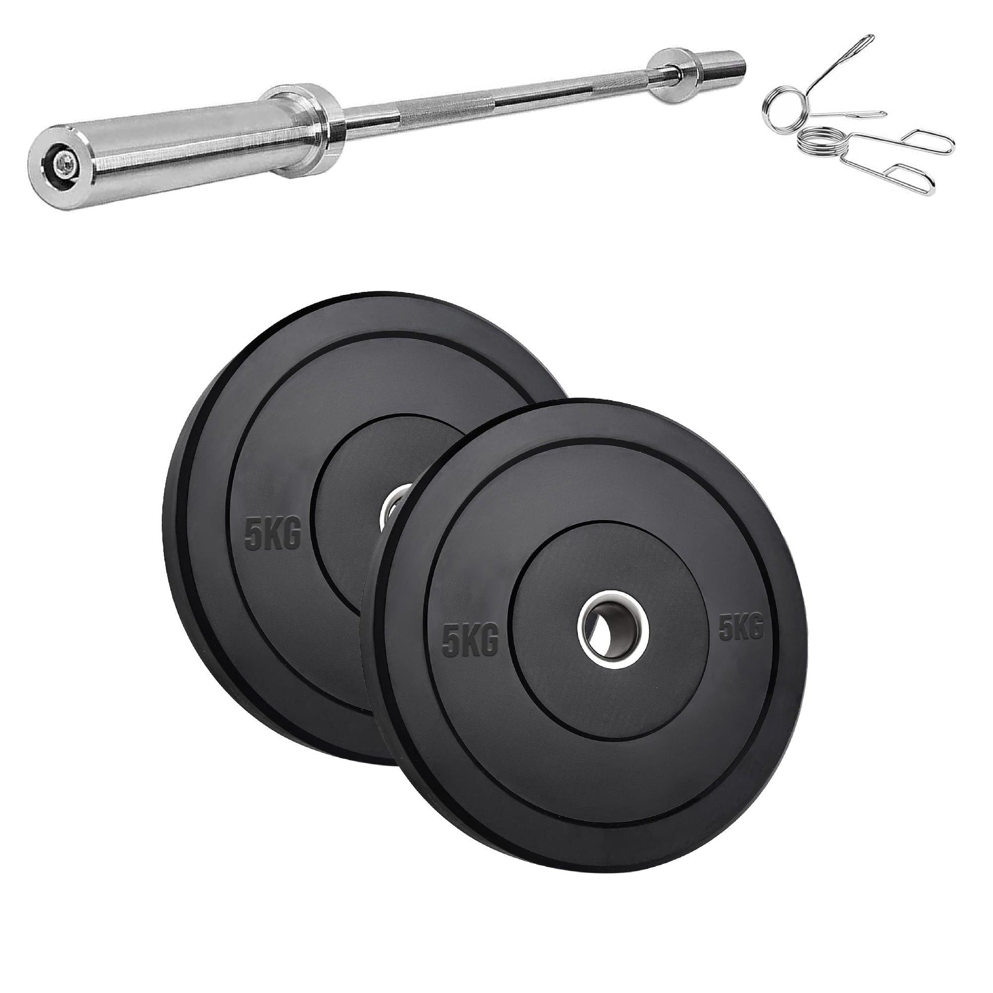 Premium Olympic Rubber Bumper Weight Plates – Low Bounce, 2″ Steel Core, 5–25 kg Pairs & Sets for Silent Strength Training in Home Gyms