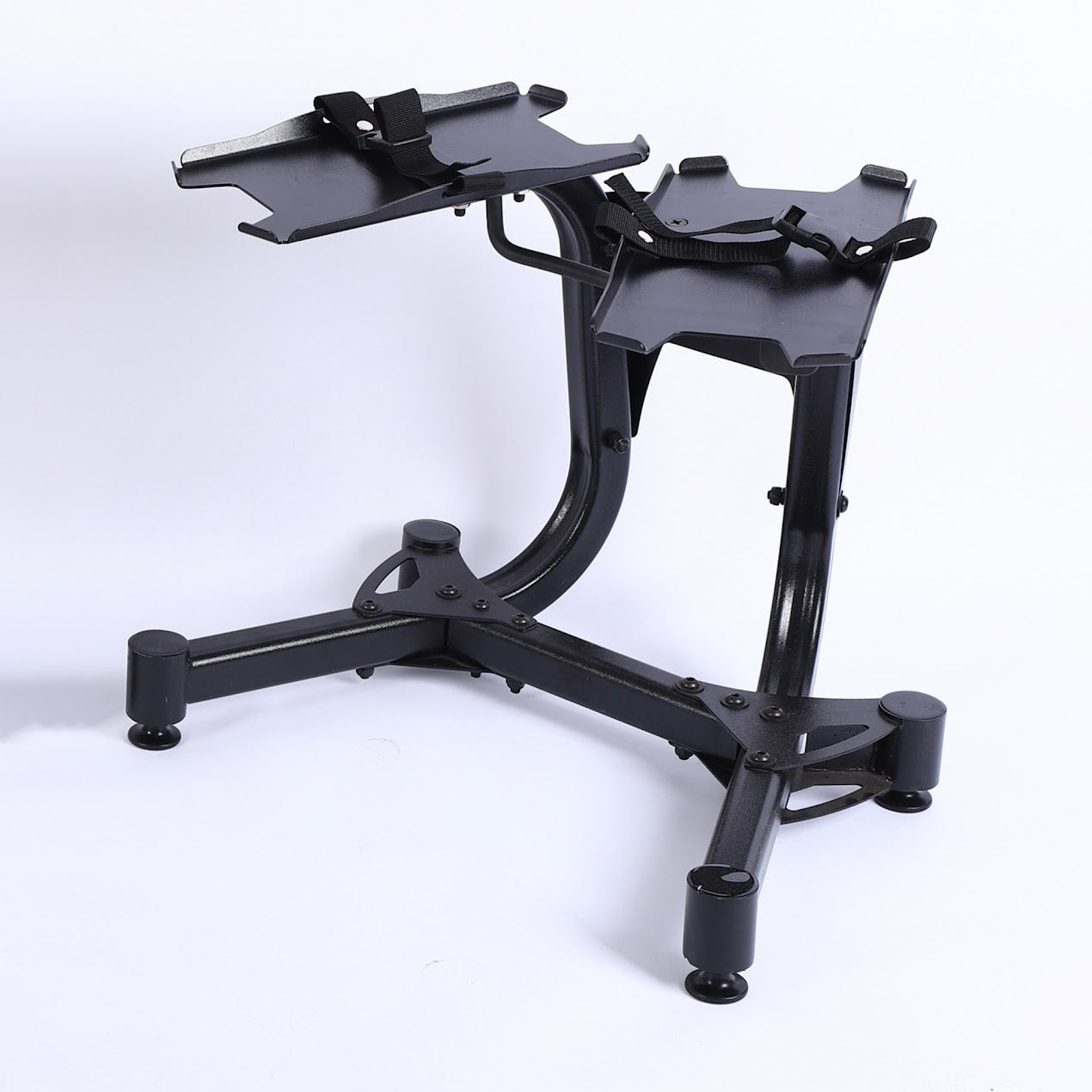 Premium Dumbbell Stand with 24–40 kg Adjustable Weights – Steel Rack, Ergonomic Dial System & Belt Support for Compact Strength Training at Home