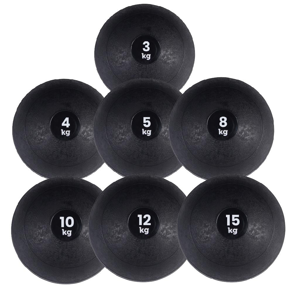 Pro-Grade No-Bounce Slam Ball – Sand-Filled Core, Textured Rubber Shell – Built for Full-Body Strength, HIIT & Conditioning in Home or Garage Gyms