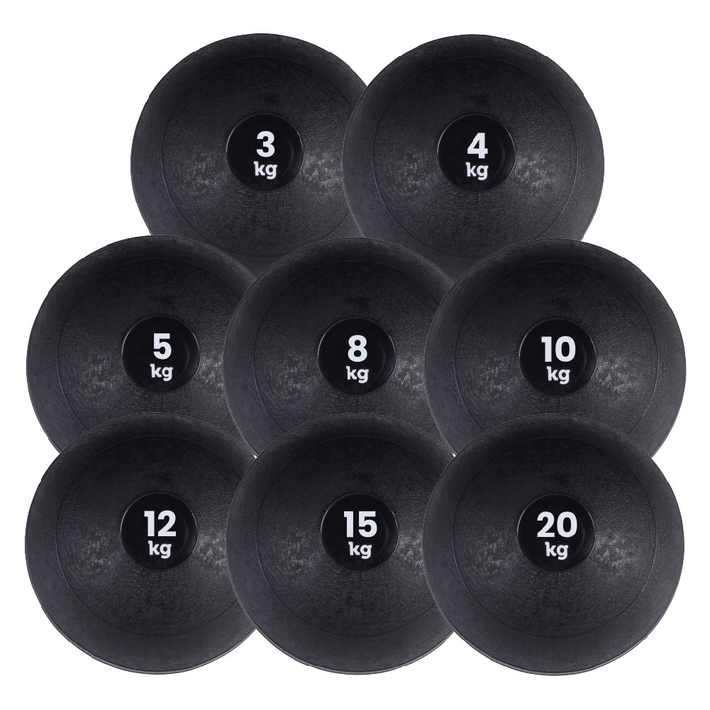 Pro-Grade No-Bounce Slam Ball – Sand-Filled Core, Textured Rubber Shell – Built for Full-Body Strength, HIIT & Conditioning in Home or Garage Gyms