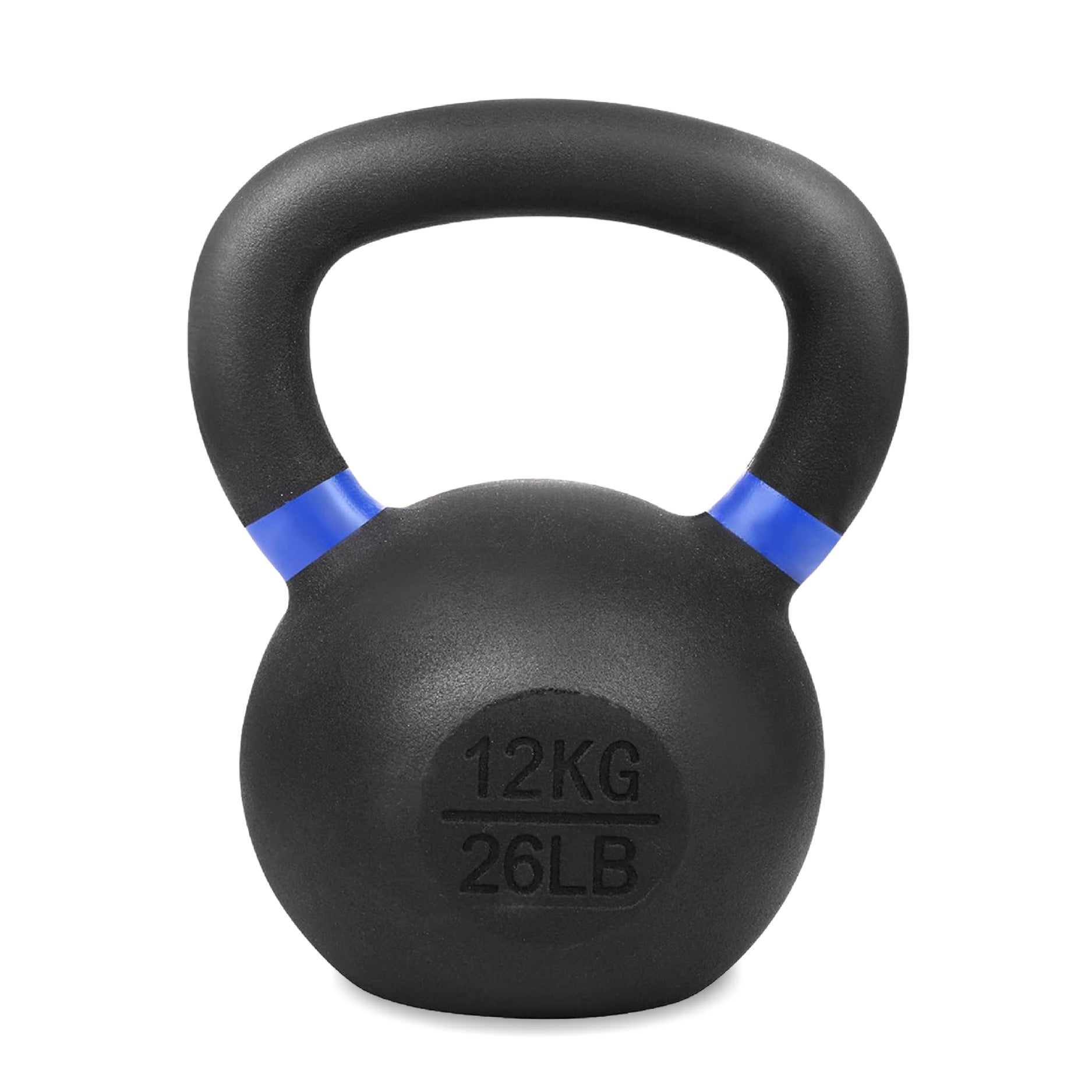Premium Cast Iron Kettlebells – Powder‑Coated Finish with Ergonomic Grip – Strength Training Weights for Home Gym Workouts