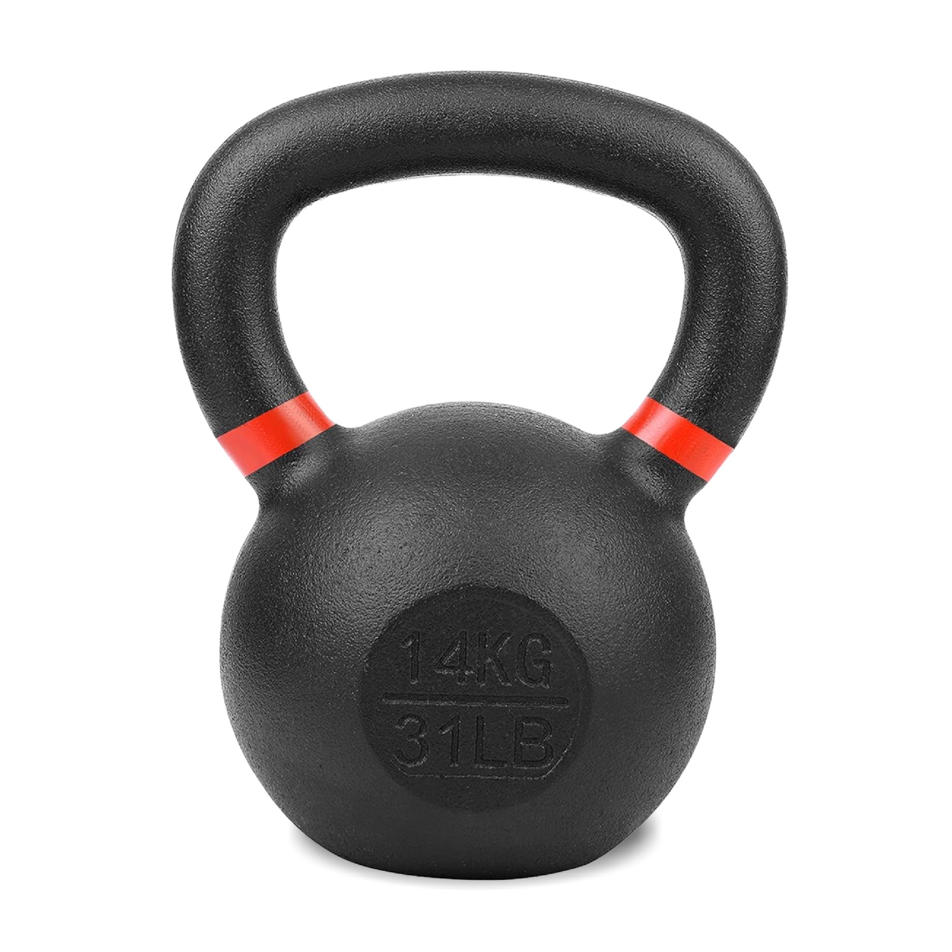 Premium Cast Iron Kettlebells – Powder‑Coated Finish with Ergonomic Grip – Strength Training Weights for Home Gym Workouts