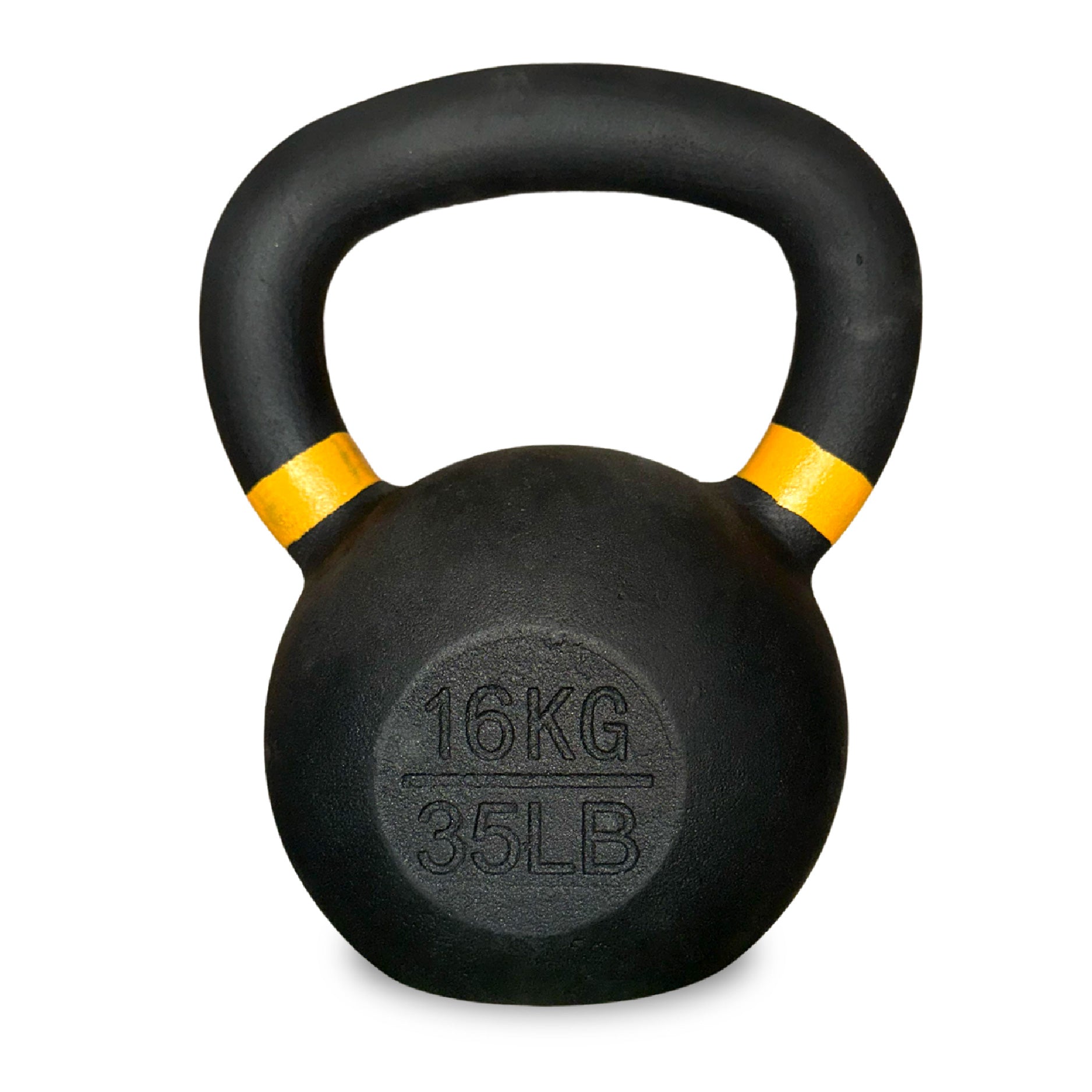 Premium Cast Iron Kettlebells – Powder‑Coated Finish with Ergonomic Grip – Strength Training Weights for Home Gym Workouts
