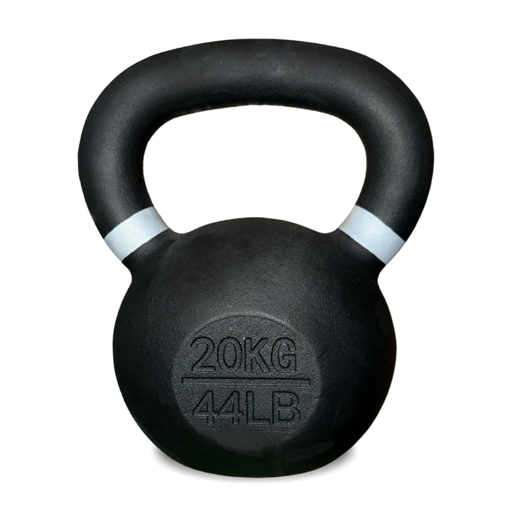Premium Cast Iron Kettlebells – Powder‑Coated Finish with Ergonomic Grip – Strength Training Weights for Home Gym Workouts