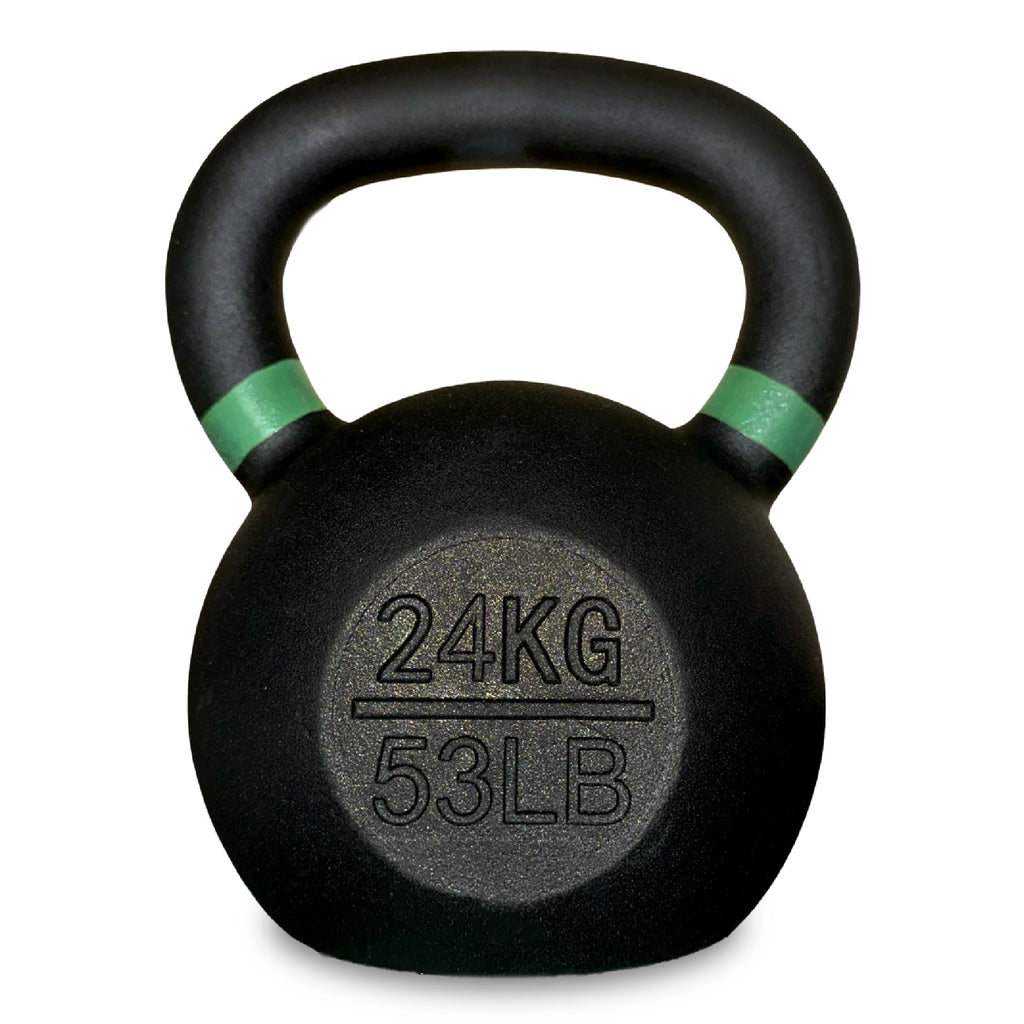 Premium Cast Iron Kettlebells – Powder‑Coated Finish with Ergonomic Grip – Strength Training Weights for Home Gym Workouts