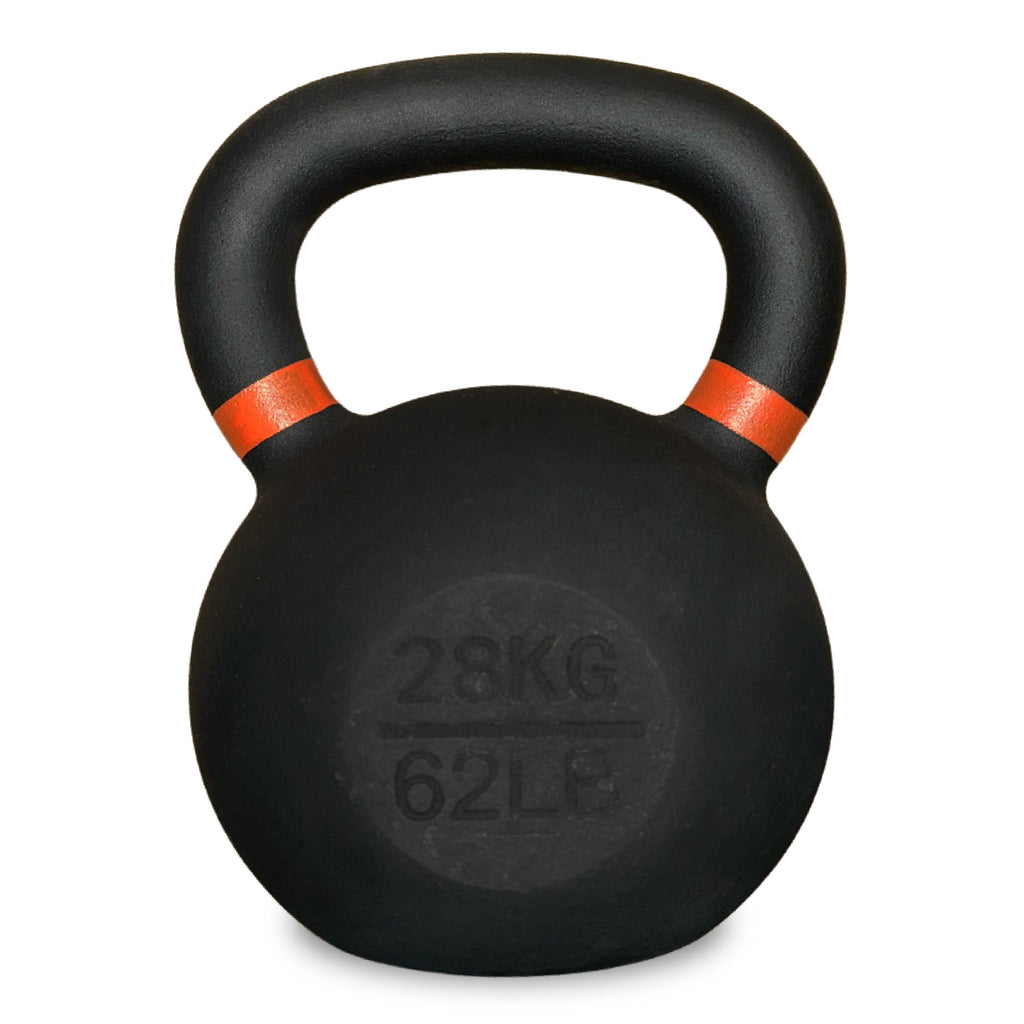Premium Cast Iron Kettlebells – Powder‑Coated Finish with Ergonomic Grip – Strength Training Weights for Home Gym Workouts