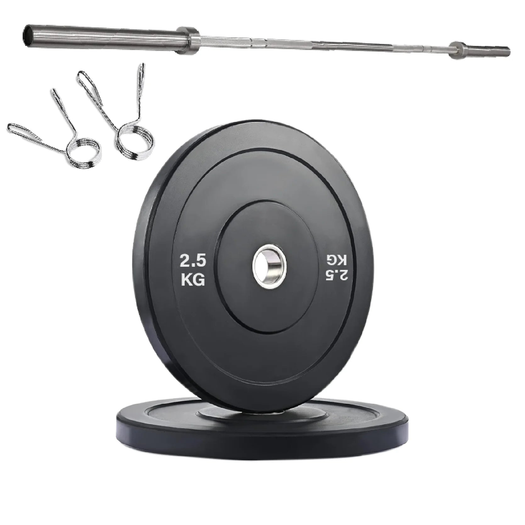 Premium Olympic Rubber Bumper Weight Plates – Low Bounce, 2″ Steel Core, 5–25 kg Pairs & Sets for Silent Strength Training in Home Gyms