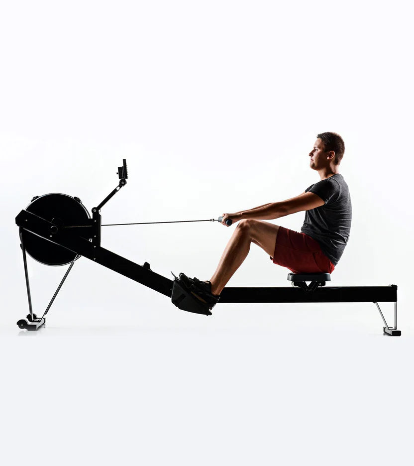 Professional-Grade Air Rowing Machine | Foldable Aluminum Build, 10 Resistance Levels, Smart Monitor & Ergonomic Seat for Compact Home Gyms