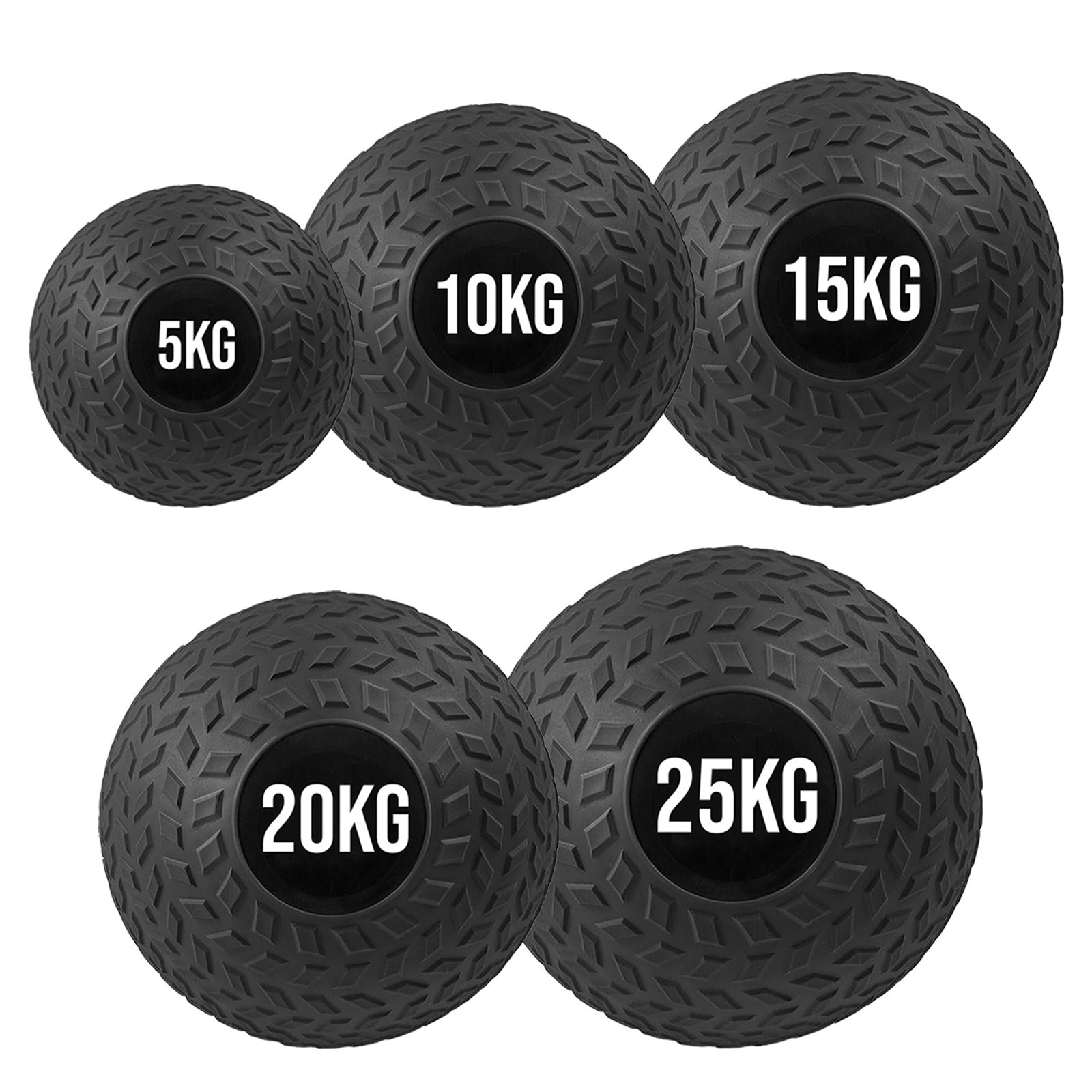 Adjustable Treaded Slam Ball Weight • Heavy‑Duty Rubber Finish • No‑Bounce Power & Core Training • Strength Fitness • Ideal for Home Gym